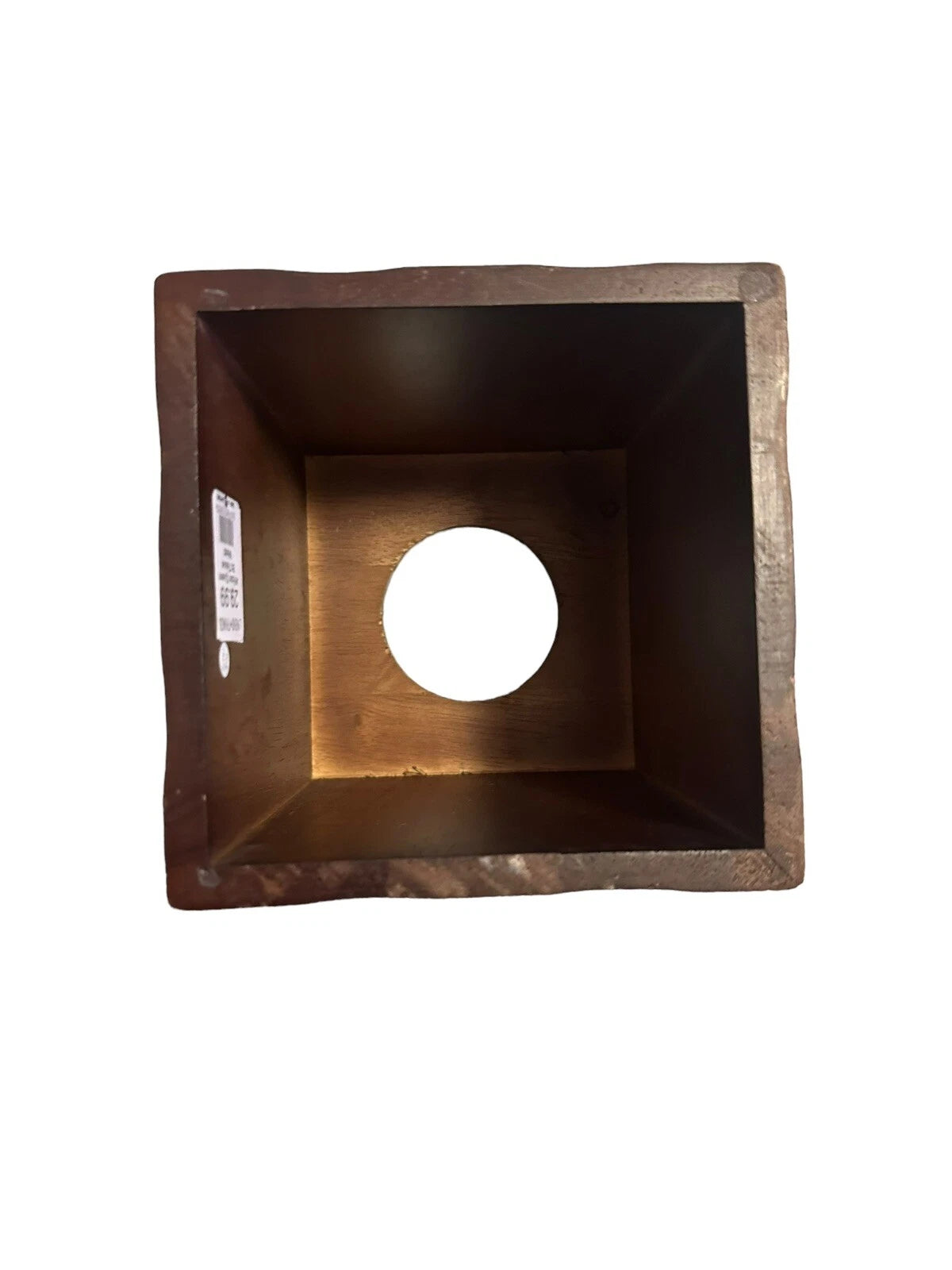 Linen & Things Echo African Queen Square Tissue Box Brown Wooden Woven Pattern | eBay