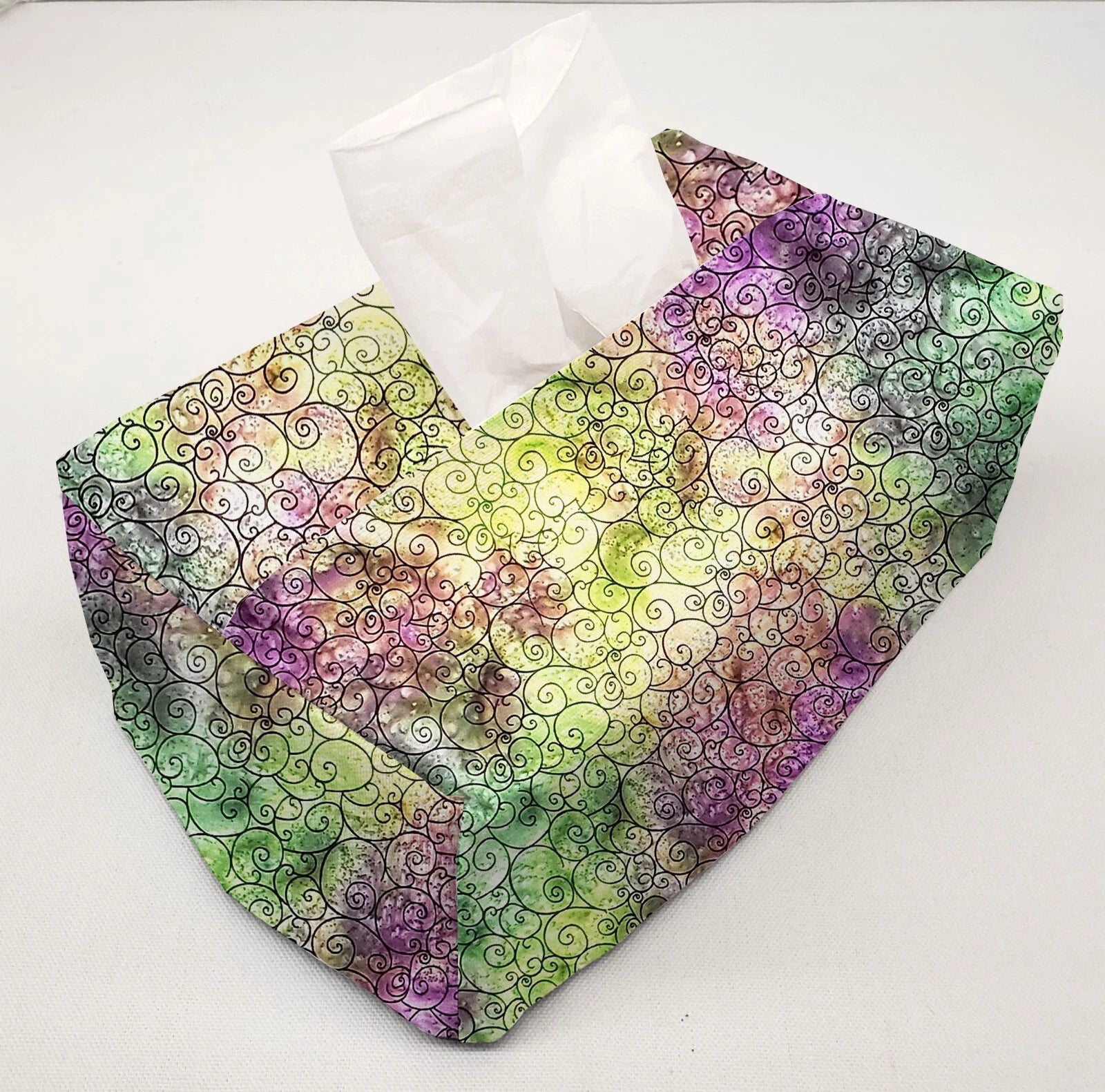 Batik Tie Dye Tissue Box Cover | eBay