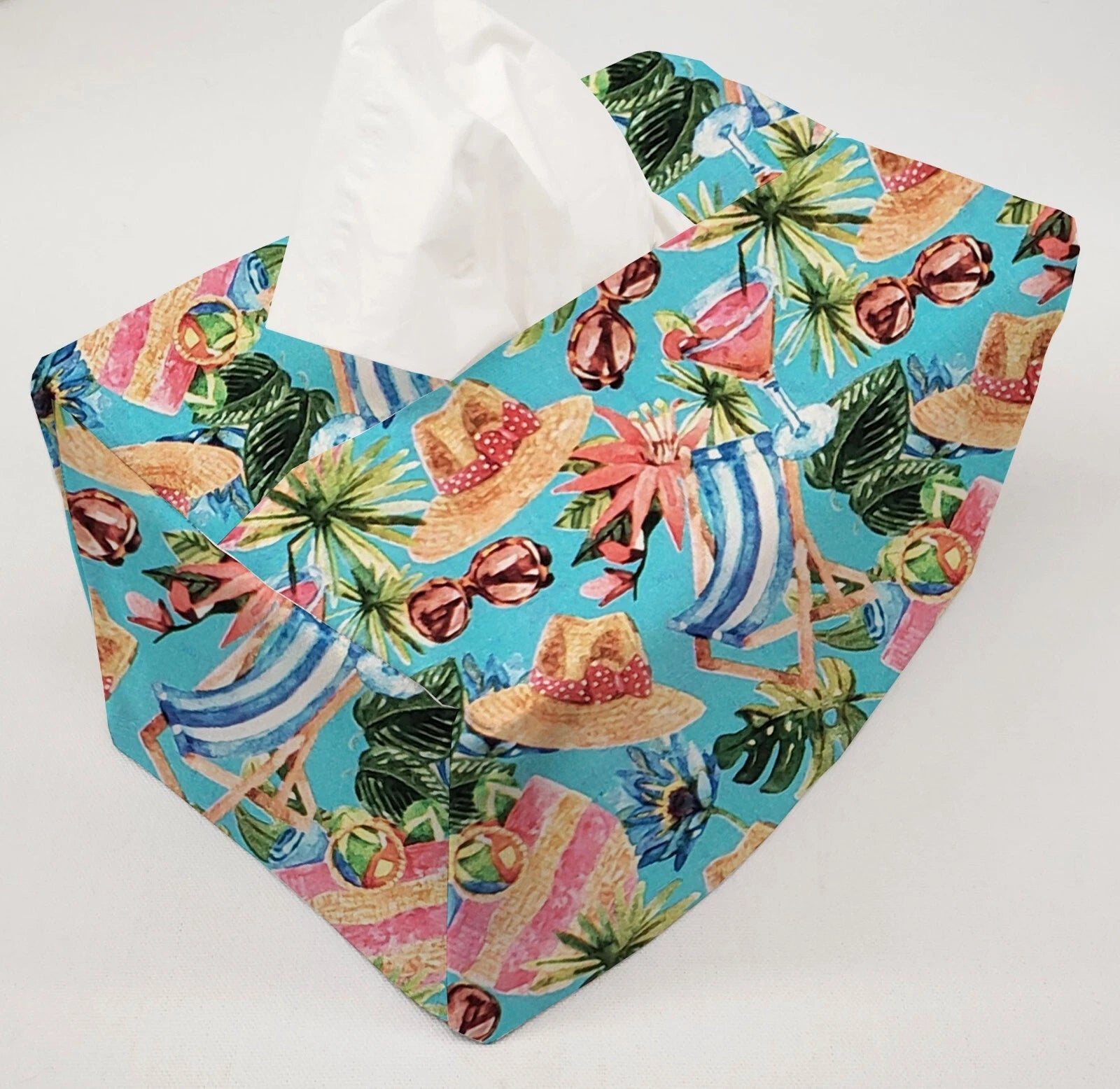 Beach Seaside Tissue Box Cover (2 Patterns Available) | eBay