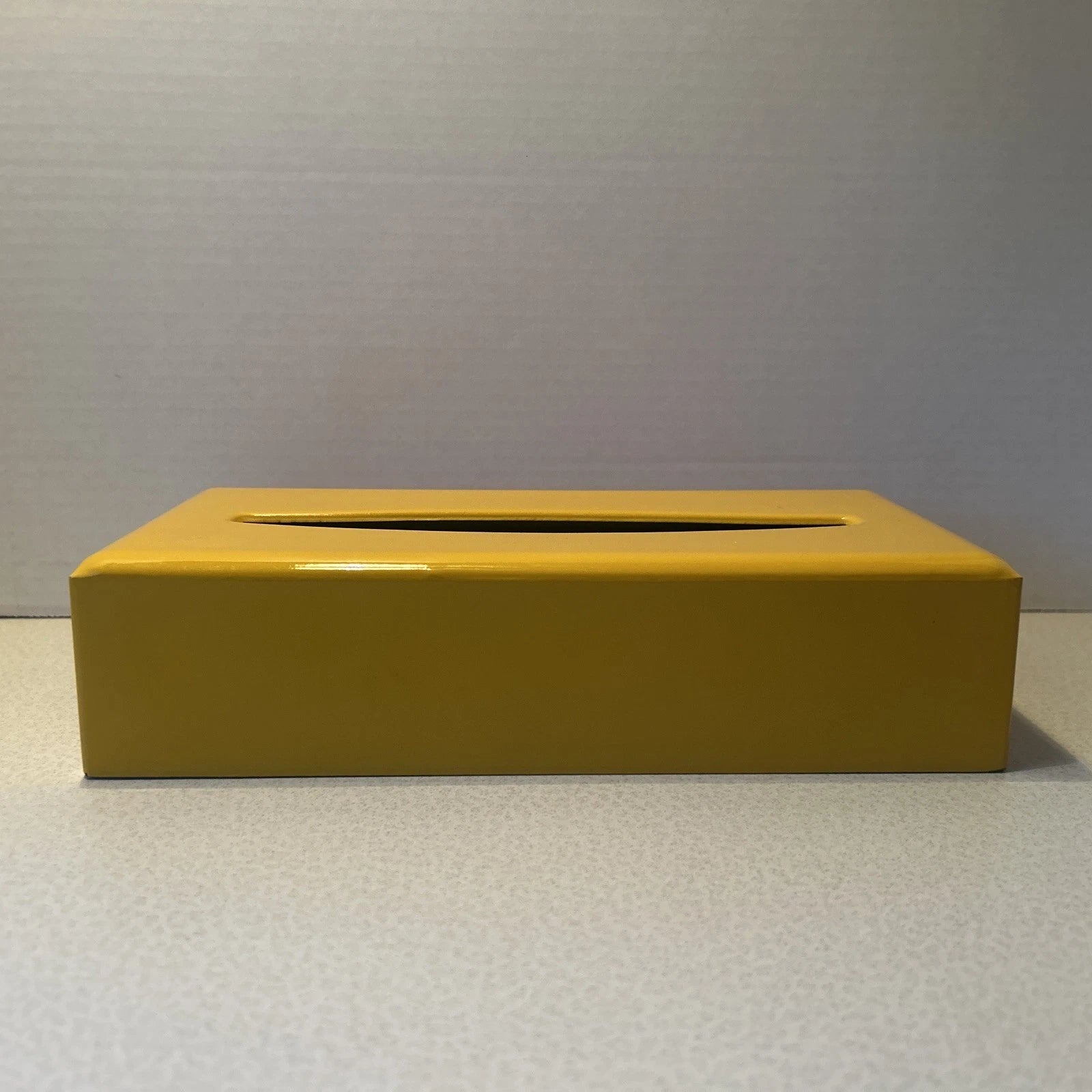 VTG Sunshine Yellow Tissue Box Cover Sunshine Yellow 10.5”x 2.5”x 5” Japan | eBay