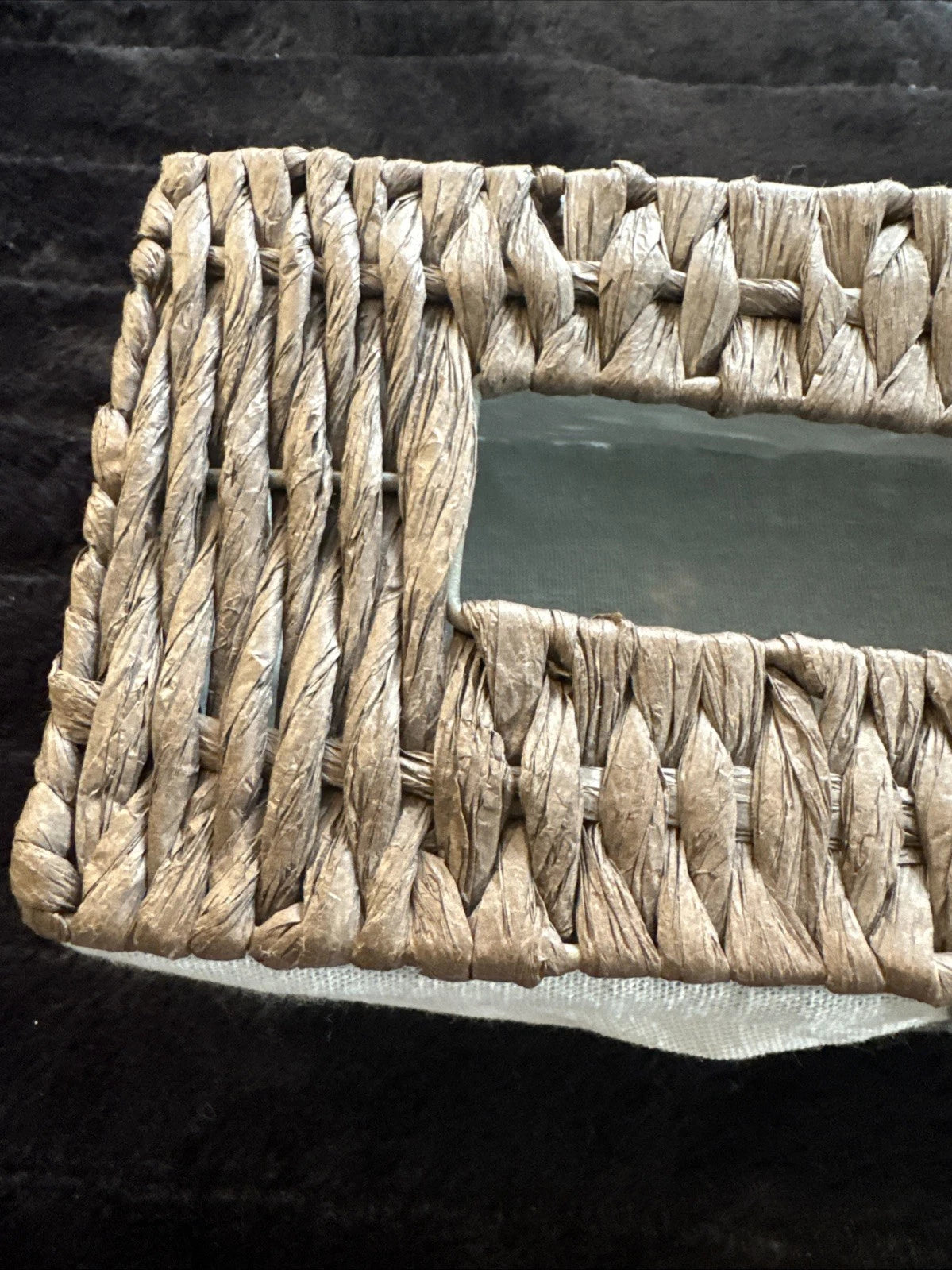 Rectangular Woven Tissue Box Cover, Decorative Seagrass Wicker Tissue Box Holder | eBay