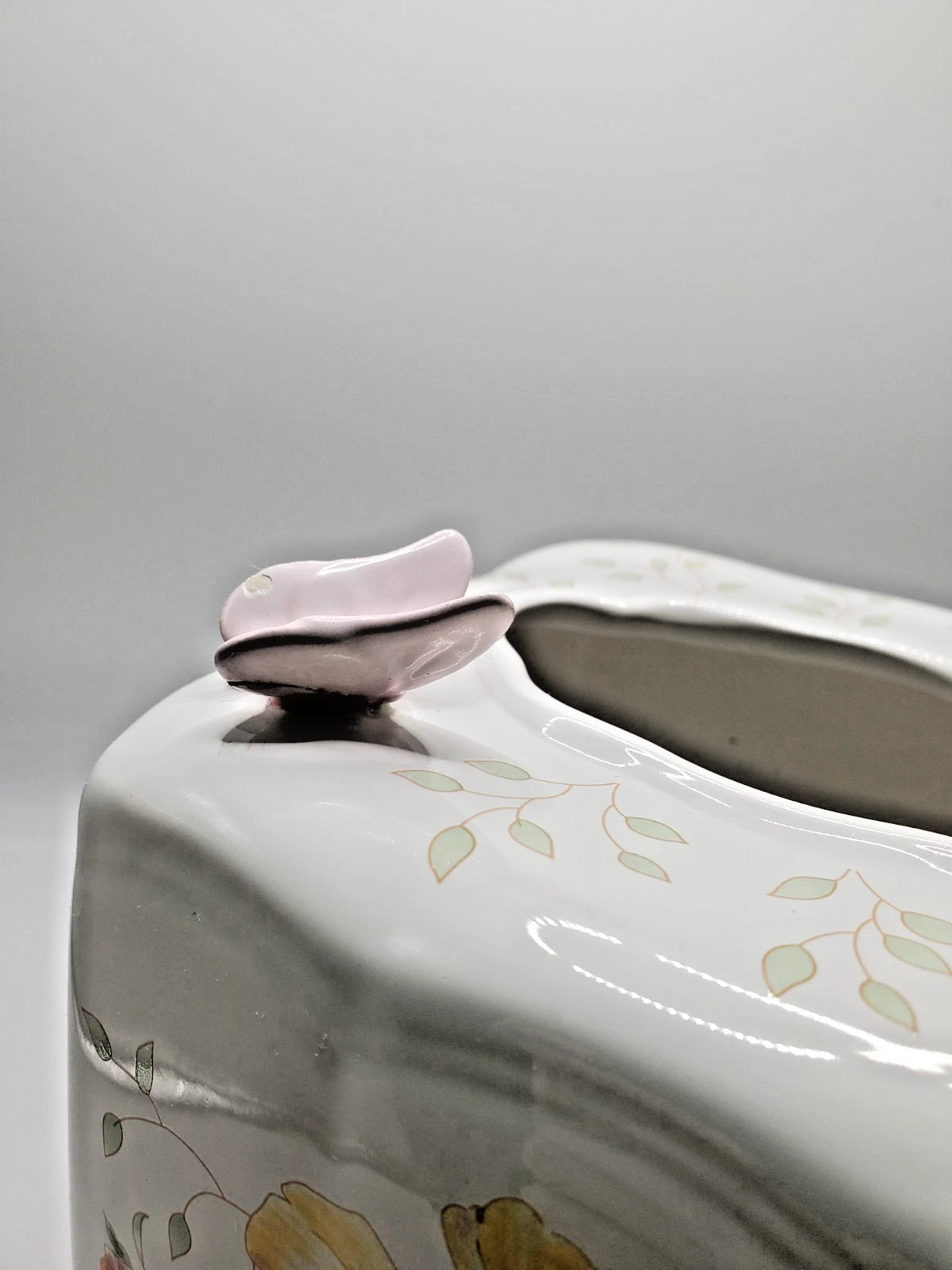 Lenox Butterfly Meadow Tissue Box Cover RETIRED - REPAIRED - SEE PICTURES | eBay