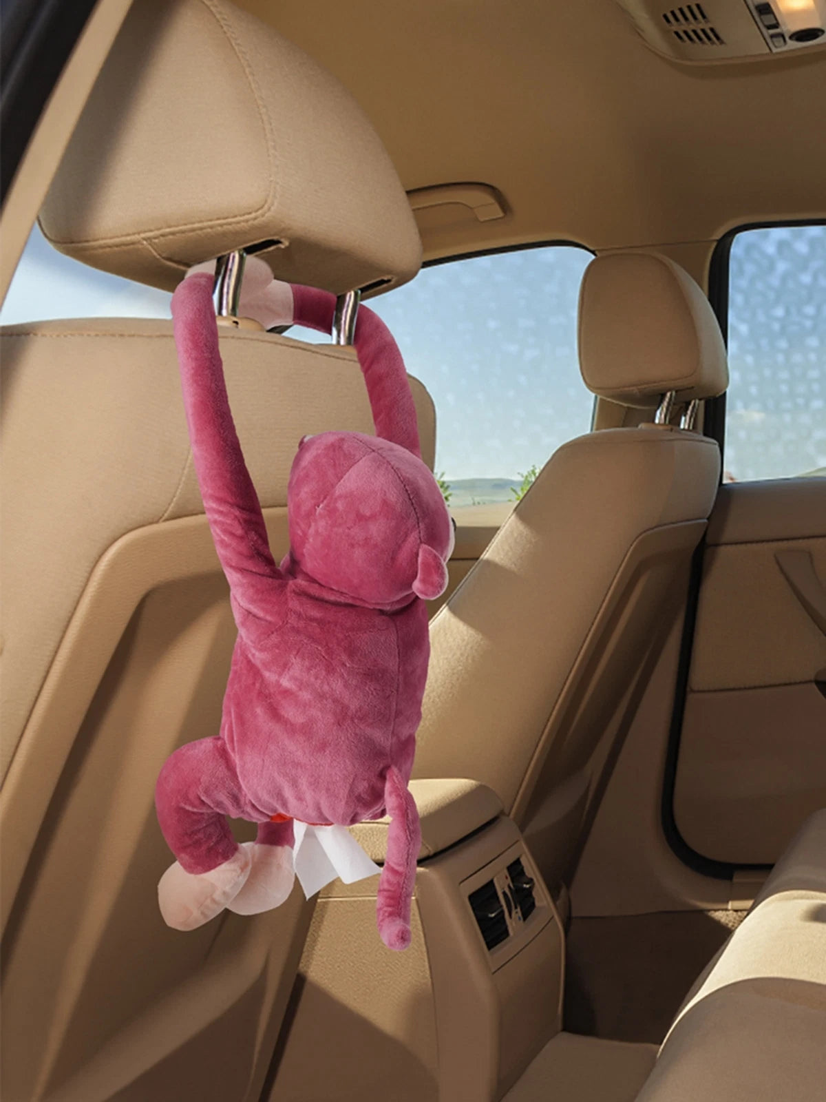 Cute Monkey Hanging Tissue Box For Car Home Office Decor SKI | eBay