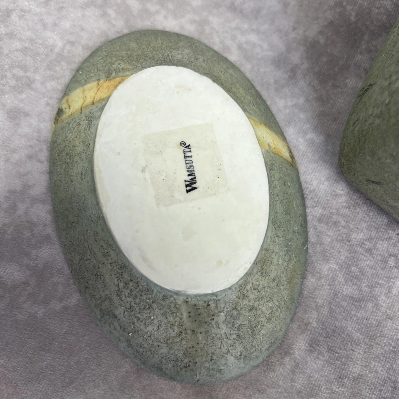 Wamsutta Bauhaus Slate Tissue Box Holder & Soap Dish Set Vintage | eBay