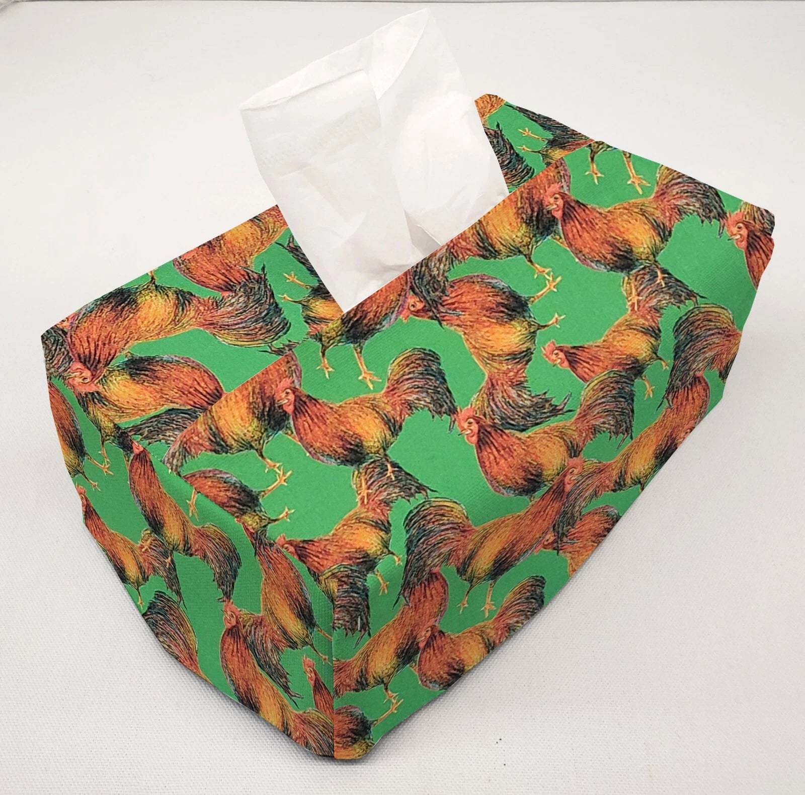 Roosters Tissue Box Cover (2 Colors Available) | eBay