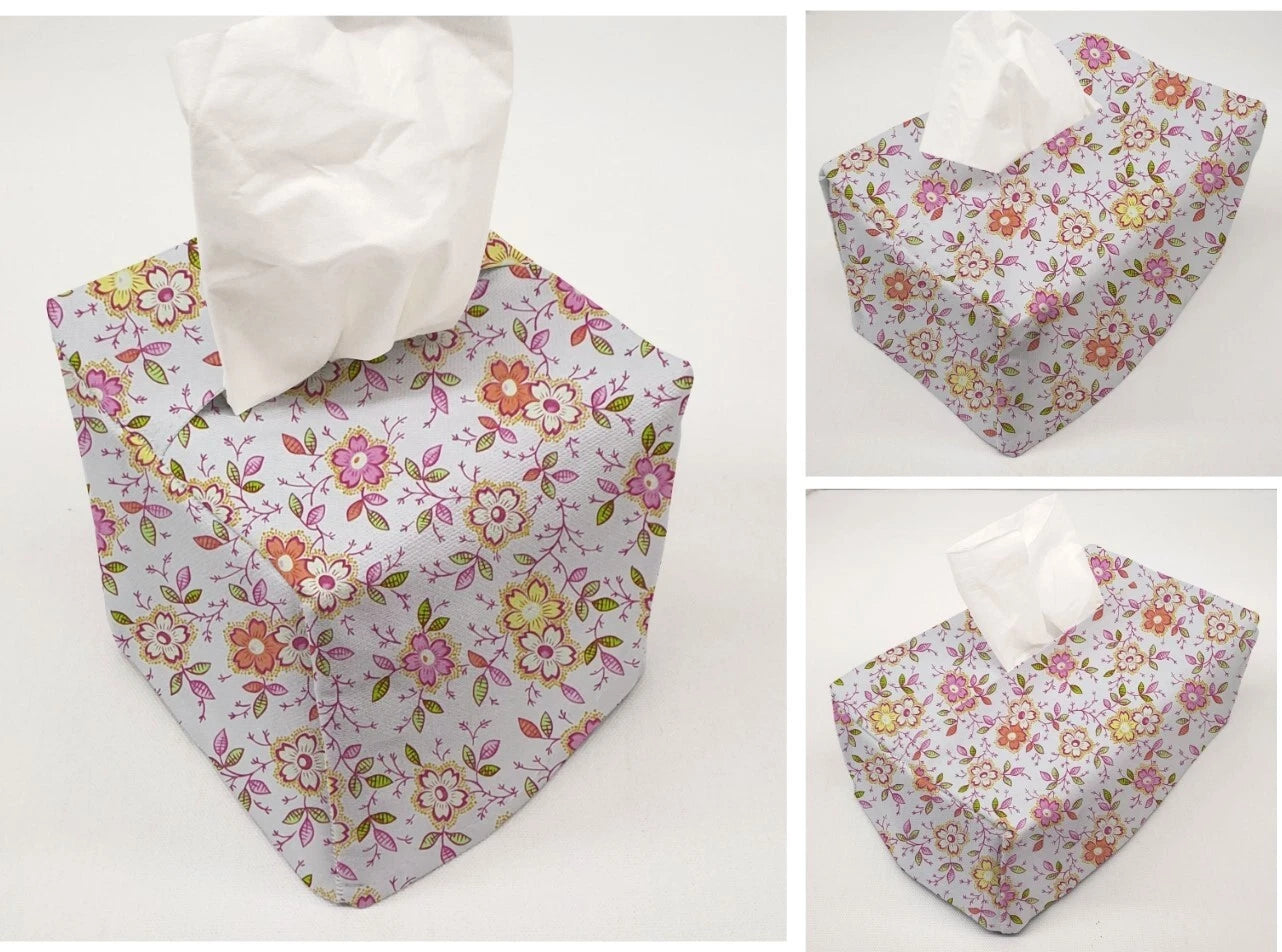 Spring Flowers Tissue Box Cover (4 Colors Available) | eBay