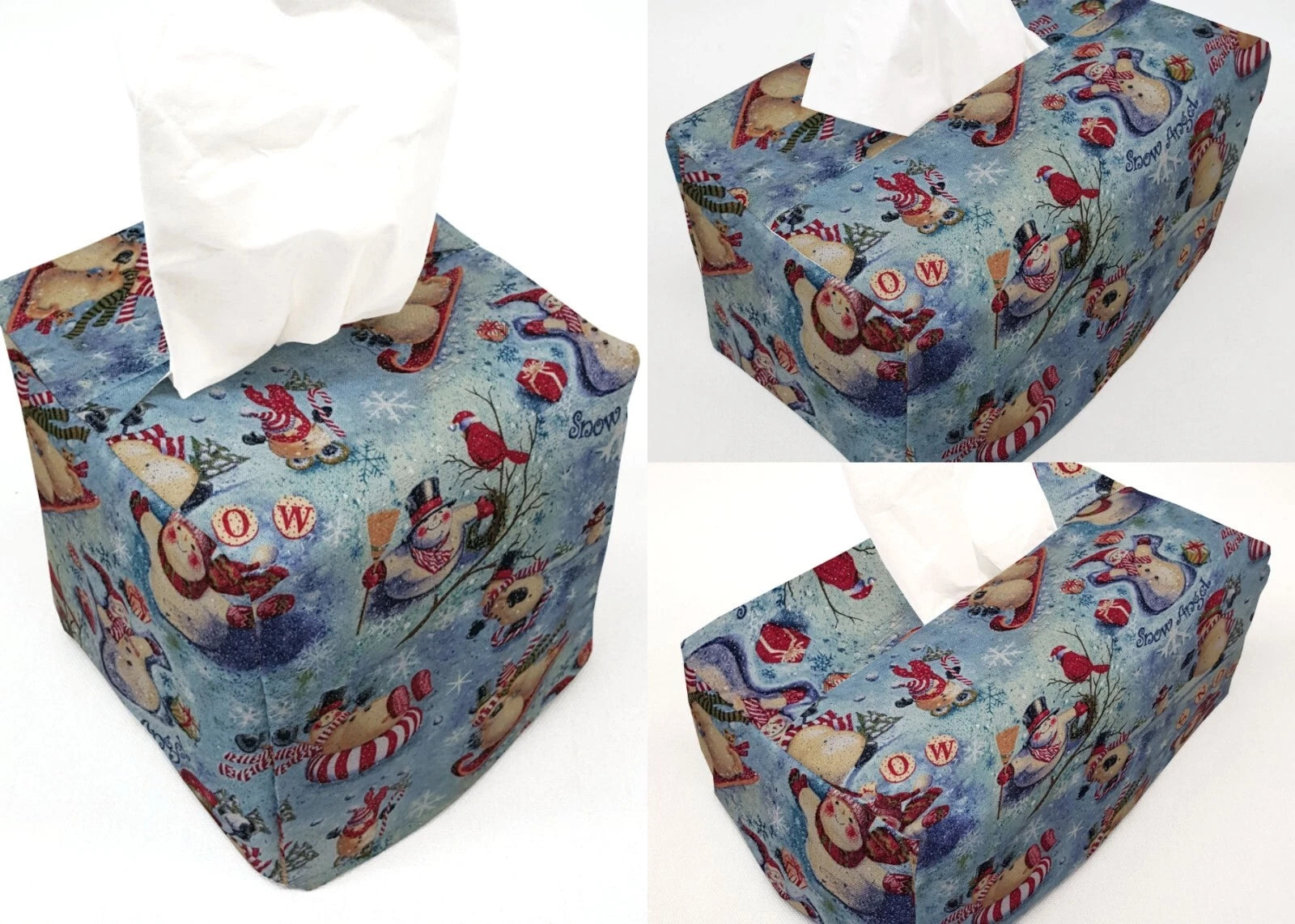 Christmas Tissue Box Cover (7 Patterns Available) | eBay