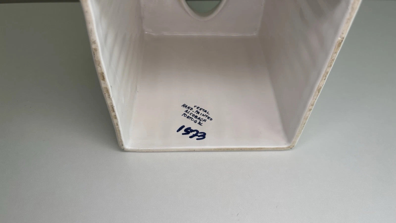 Portuguese Blue White Floral Ceramic Tissue Box Cover Painted Porcelain Bath | eBay