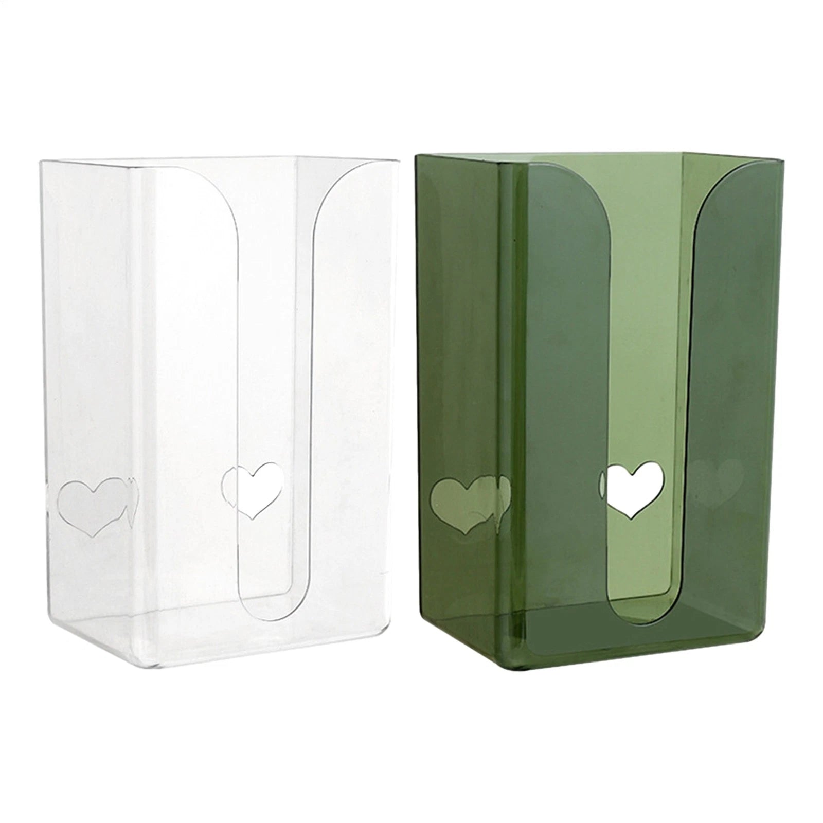 Wall Mounted Tissue Box Clear Napkin Paper Holder Rectangular Wall Tissue Holder | eBay