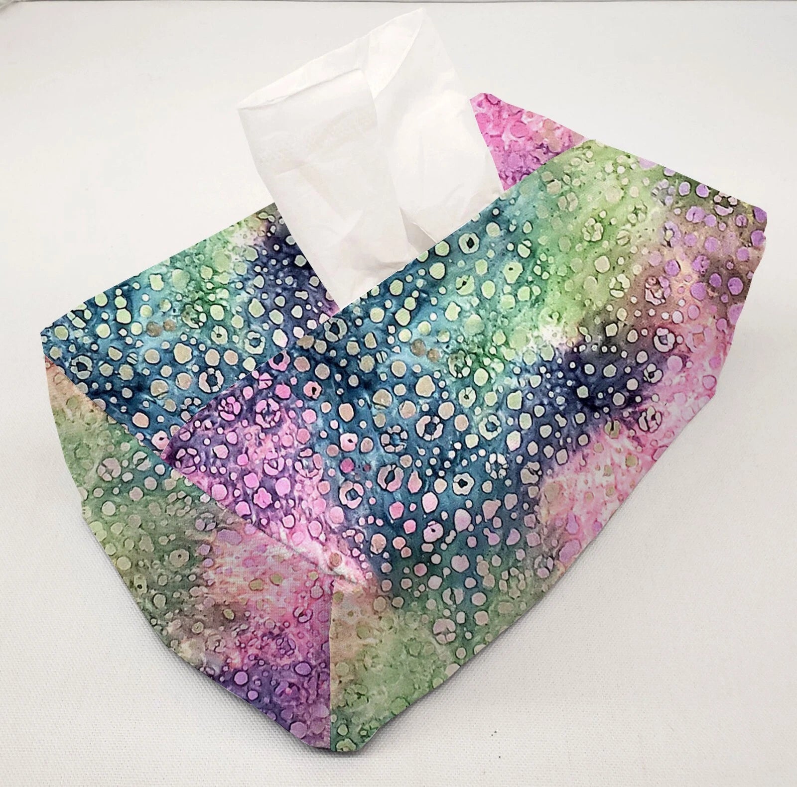Batik Tie Dye Tissue Box Cover | eBay