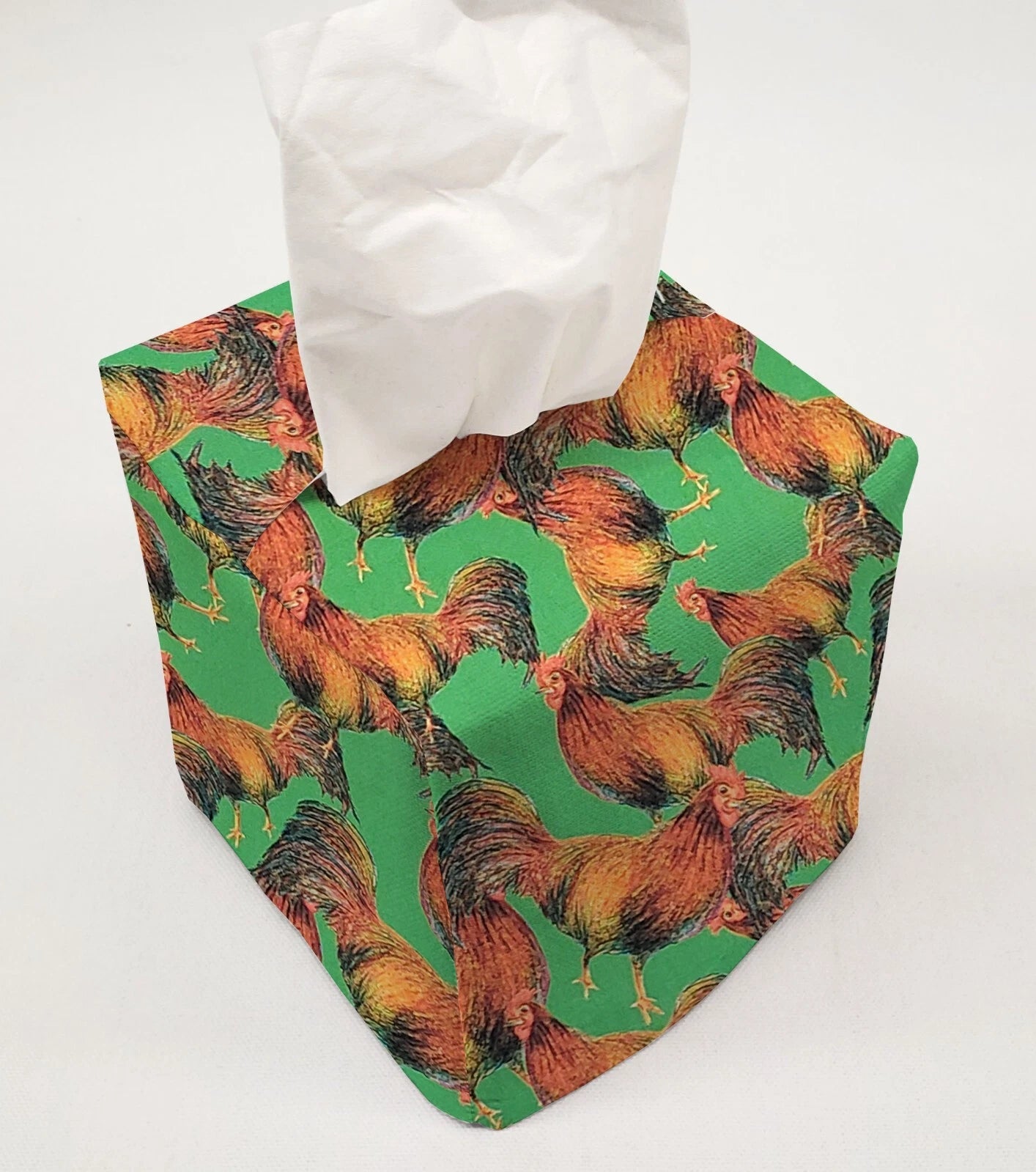 Roosters Tissue Box Cover (2 Colors Available) | eBay