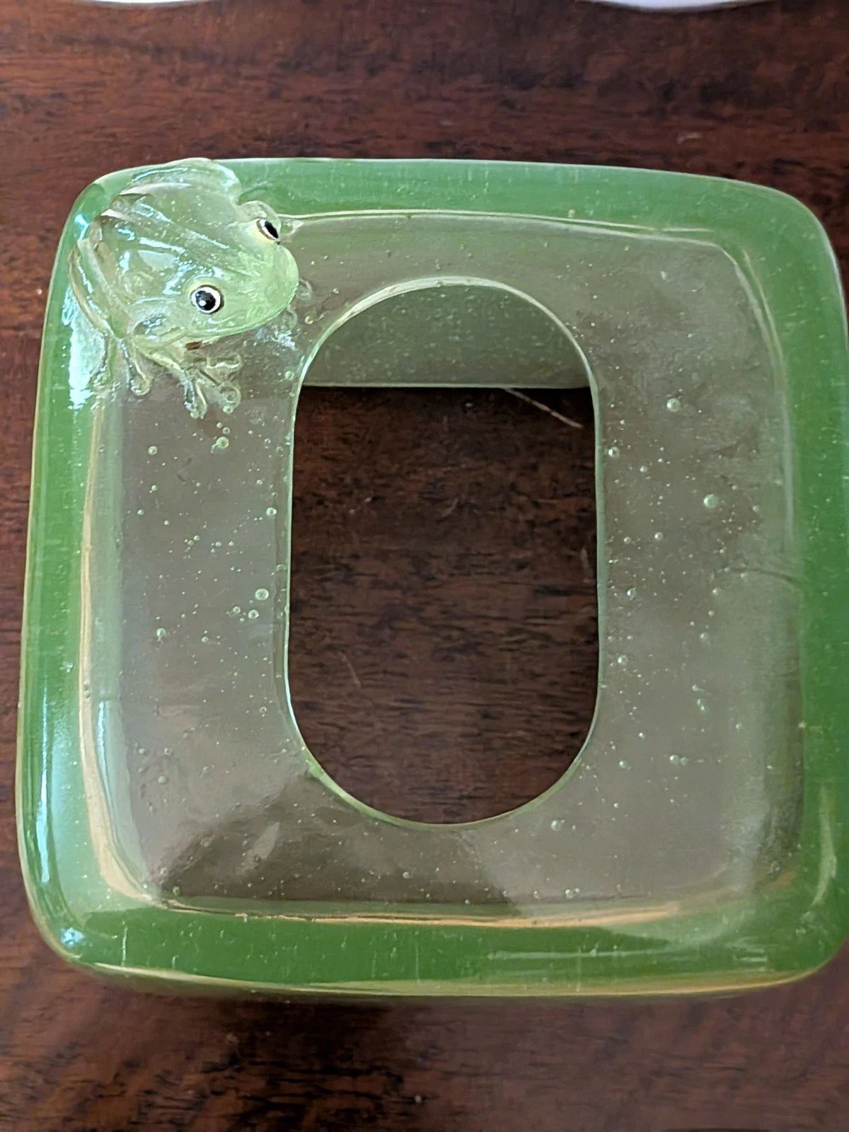 Vintage Lucite Acrylic Green Tree Frog Tissue Box Cover Holder | eBay