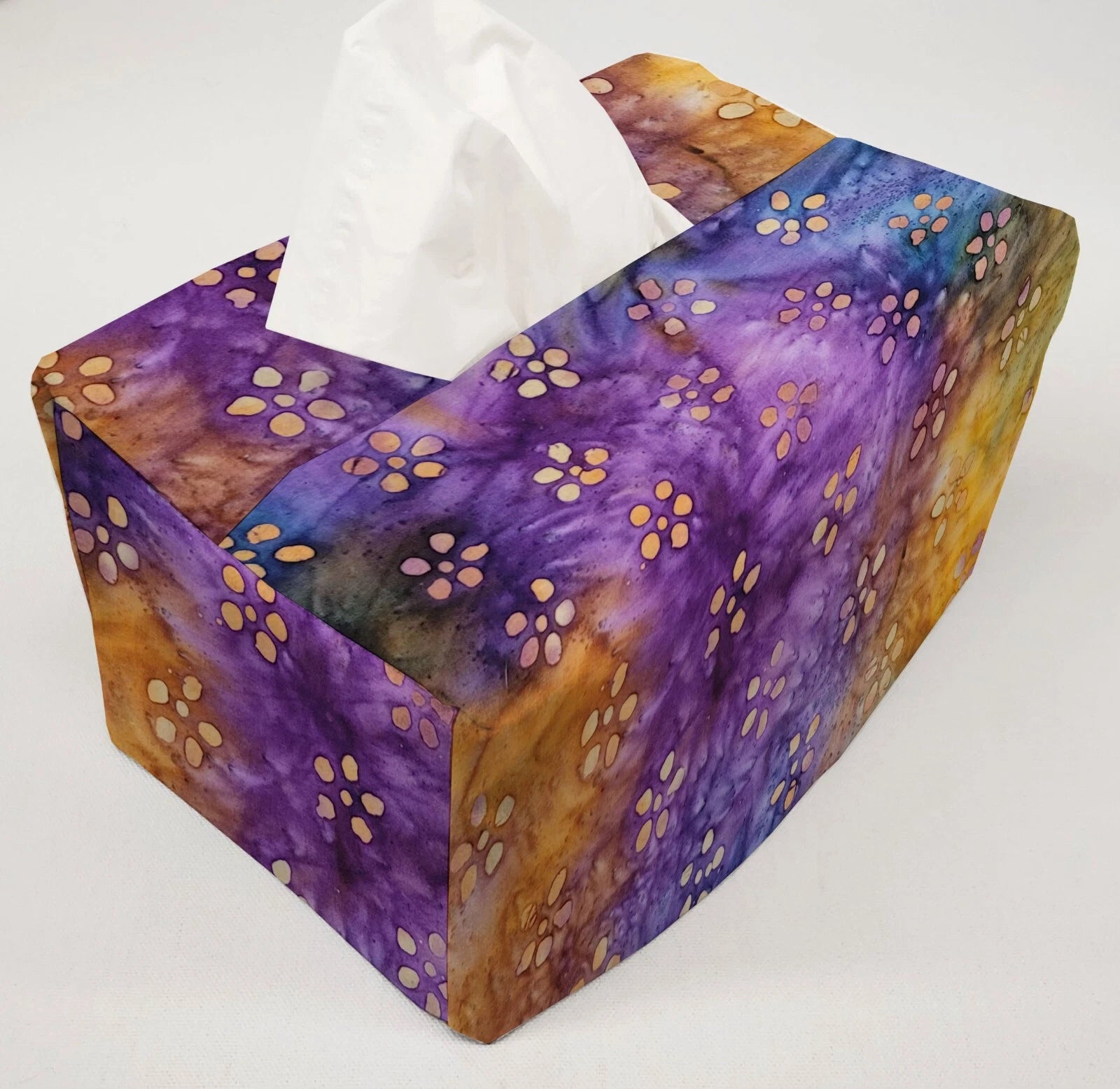 Batik Tie Dye Tissue Box Cover | eBay