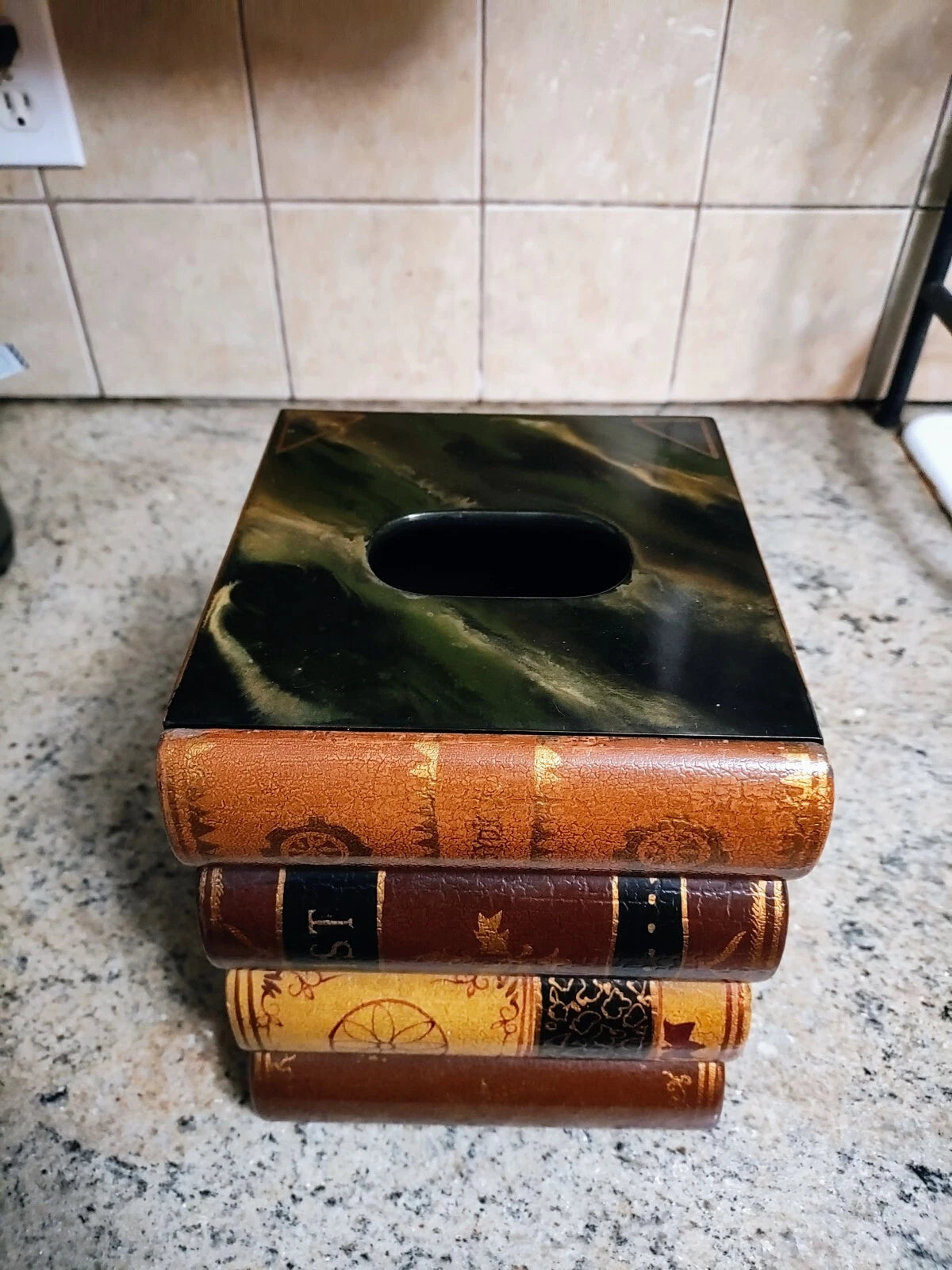 Book Tissue Dispenser, Office, Living Room, Bedroom, Bathroom | eBay