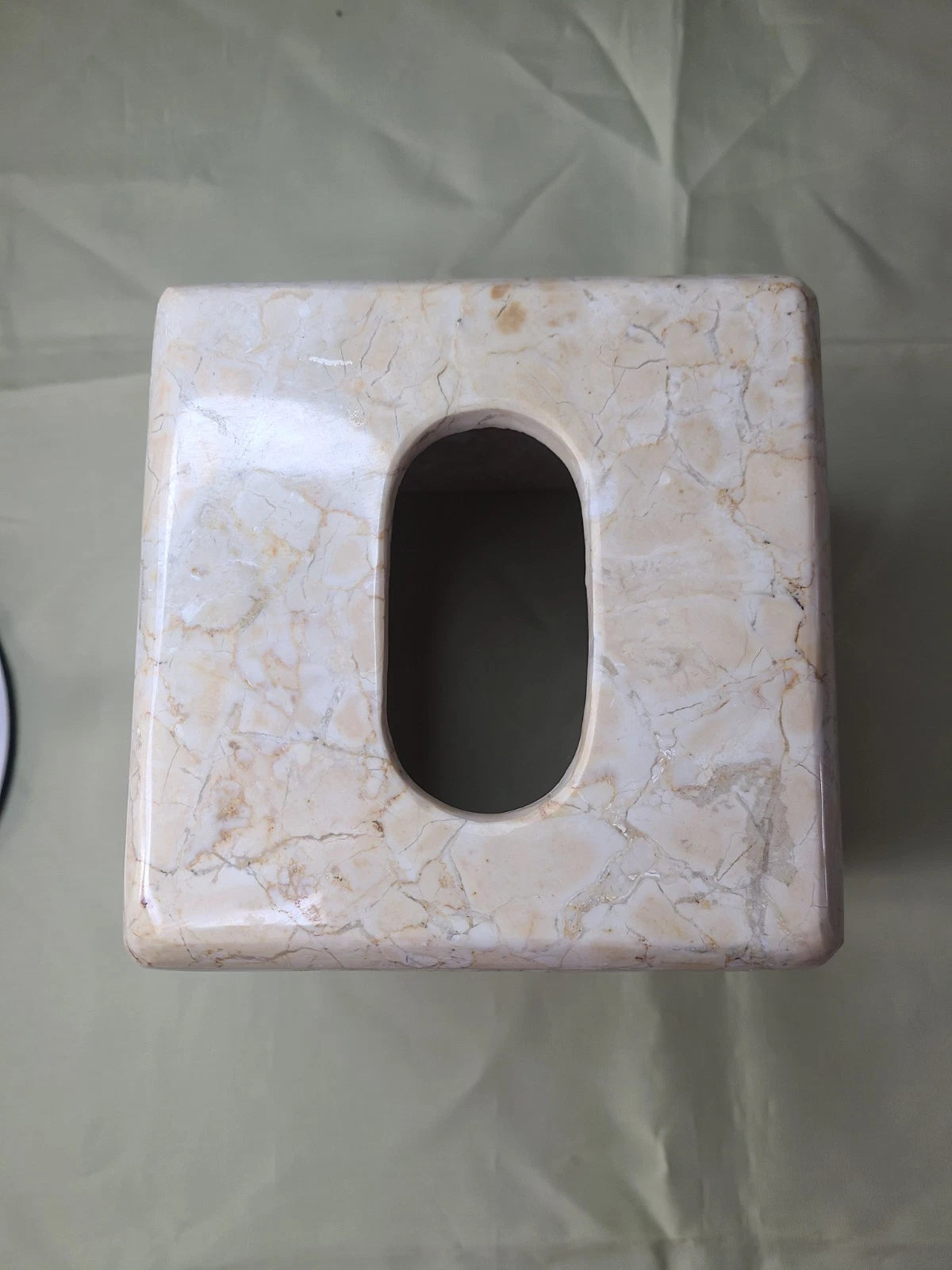 Square Natural Stone Marble/travertine Tissue Box Holder/cover | eBay
