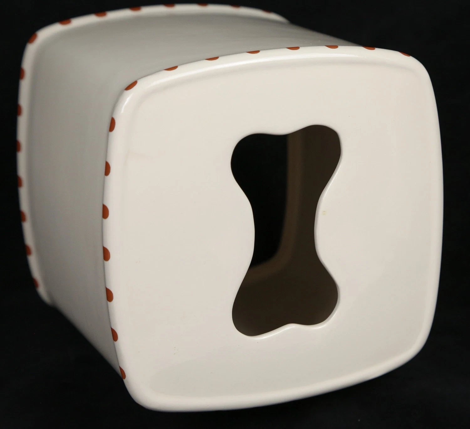 Ceramic “Dogs on Parade” Tissue Box Cover Square #13688E Avanti Linens Frenchie | eBay