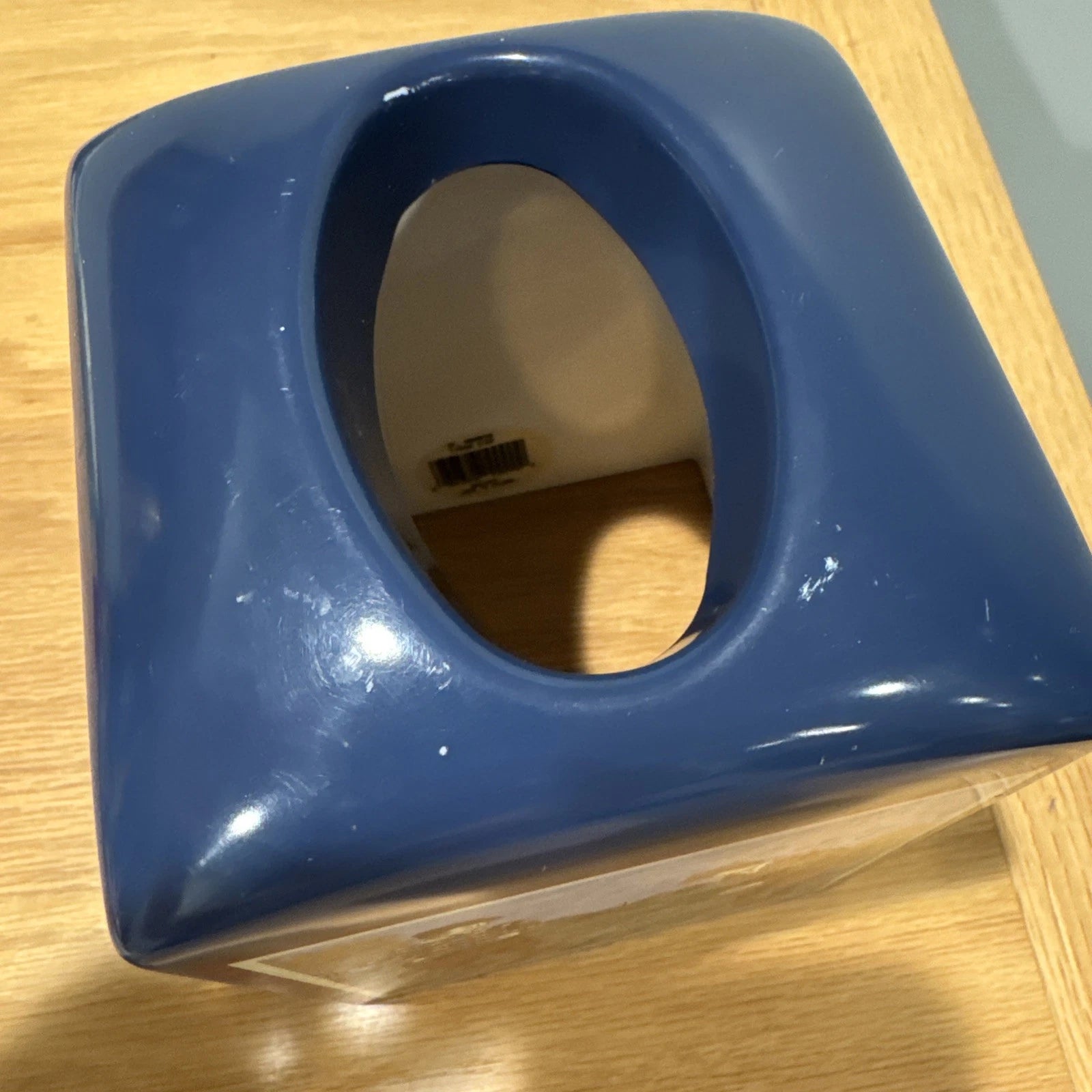 VTG Tissue Box Cover St. Andrews Scottish Golfer Man Cave Decor Navy Blue | eBay