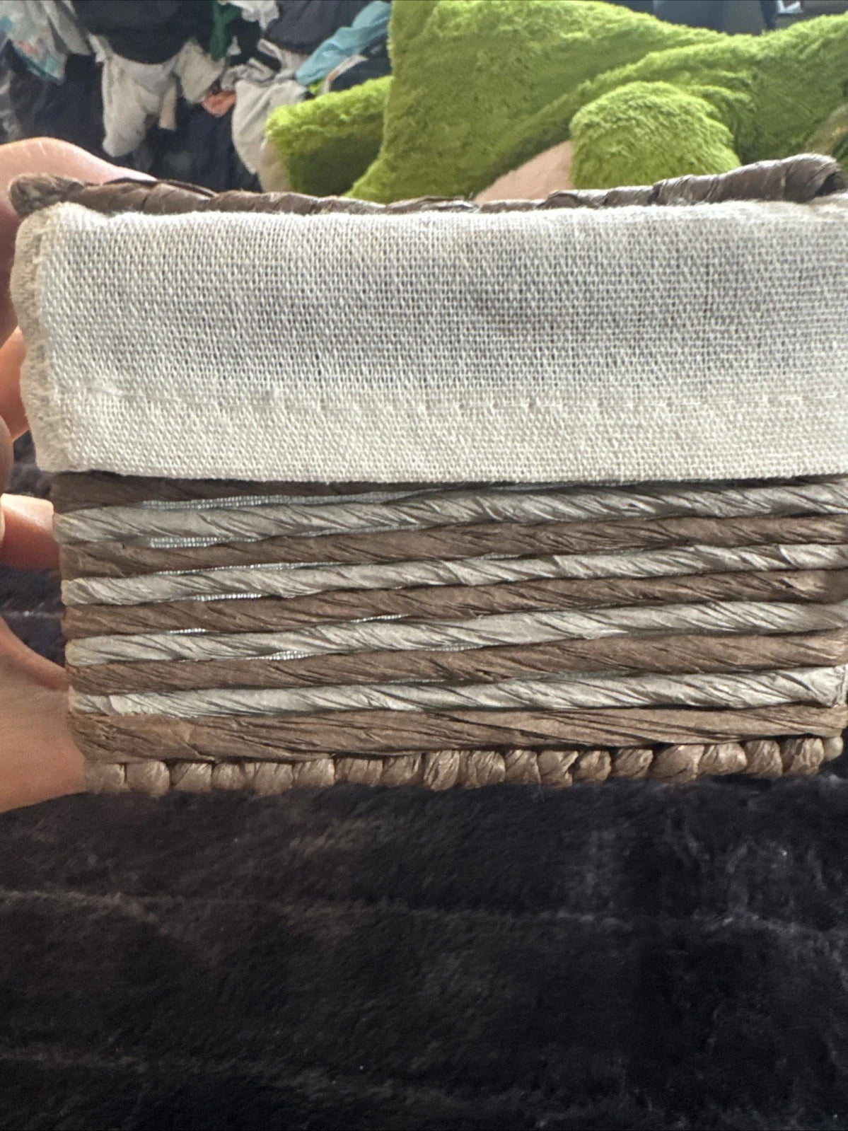 Rectangular Woven Tissue Box Cover, Decorative Seagrass Wicker Tissue Box Holder | eBay