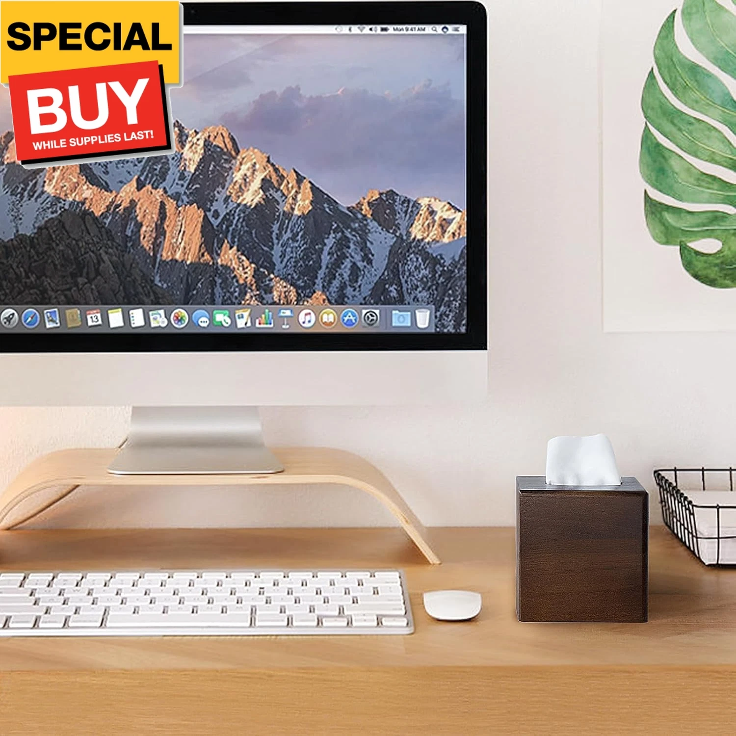 Tissue Box Cover Square Open-Bottom Wood Tissue Box Holder Decorative Facial Cub | eBay