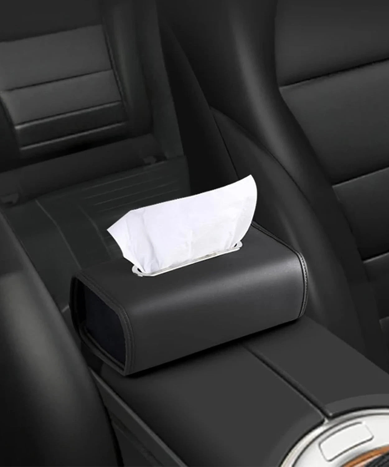 Car Tissue Holder, Tissue Box Cover Rectangle PU Leather Backseat for Truck, SUV | eBay