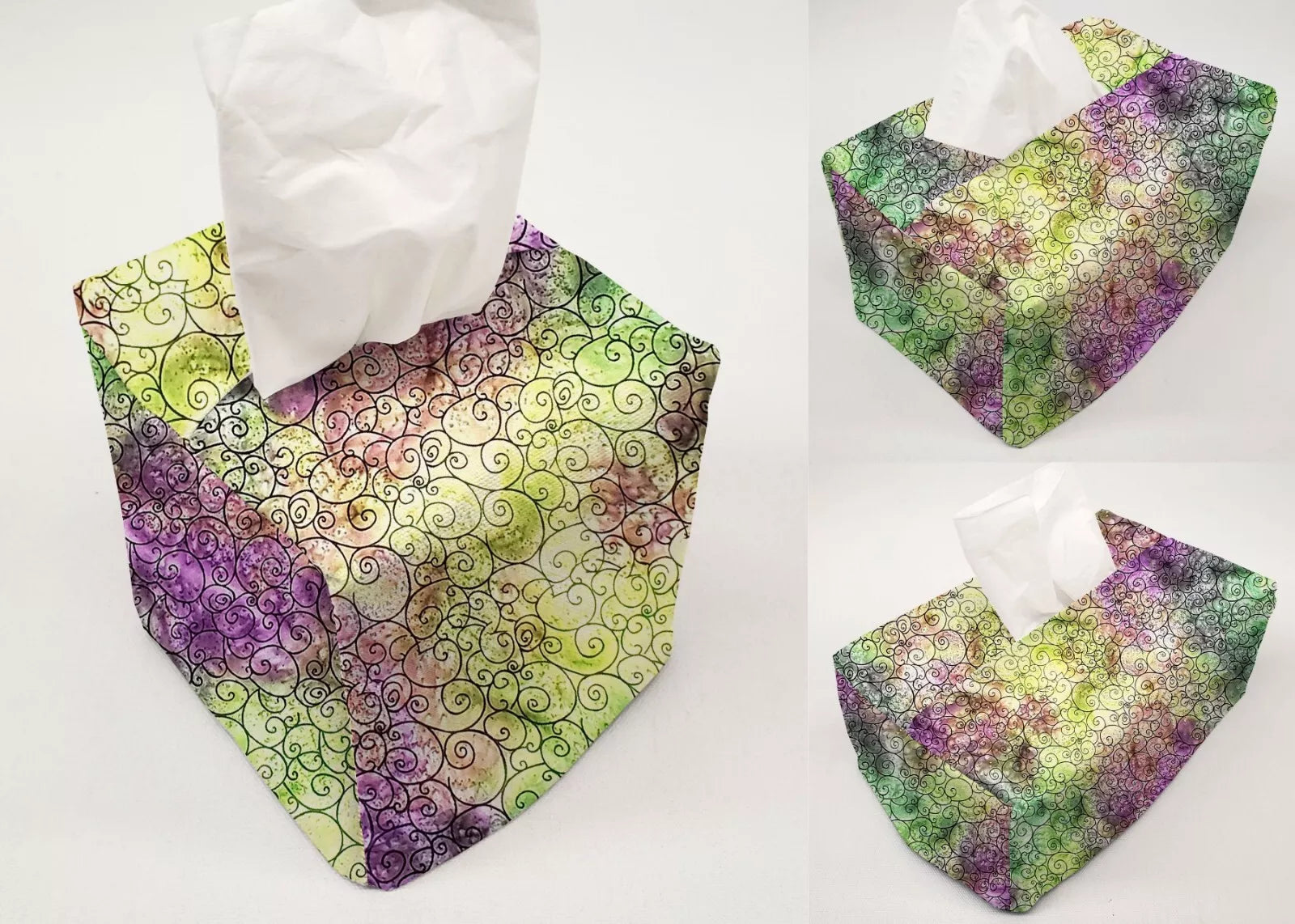 Batik Tie Dye Tissue Box Cover | eBay
