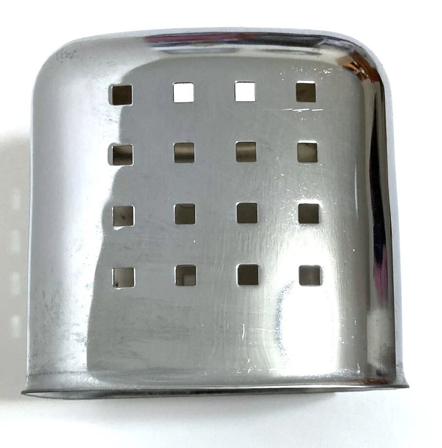 Silver Chrome Metal Highly-Reflective Tissue Box Cover Springs Metro 5.5x6" | eBay