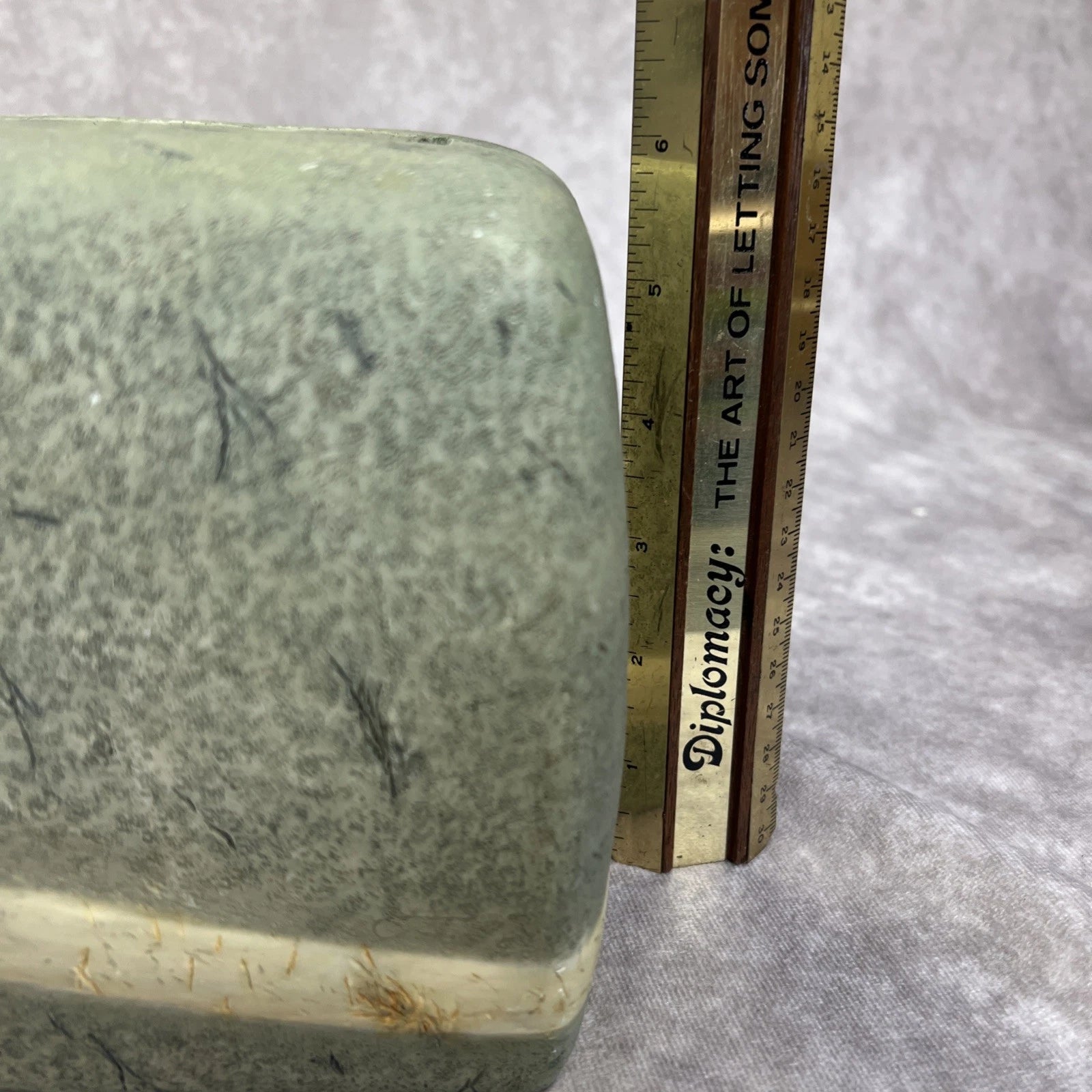 Wamsutta Bauhaus Slate Tissue Box Holder & Soap Dish Set Vintage | eBay