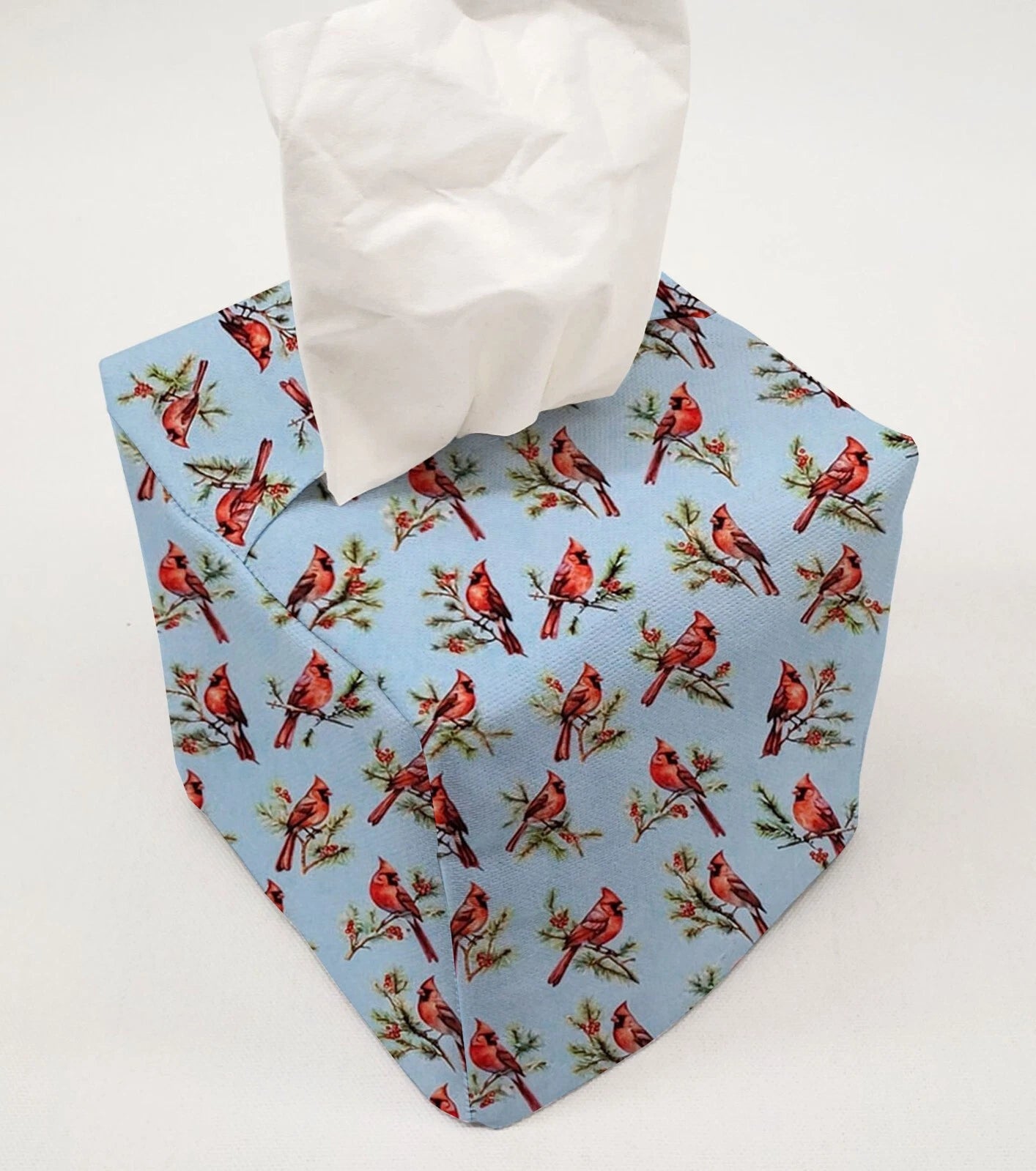 Cardinals Birds & Berries Tissue Box Cover | eBay