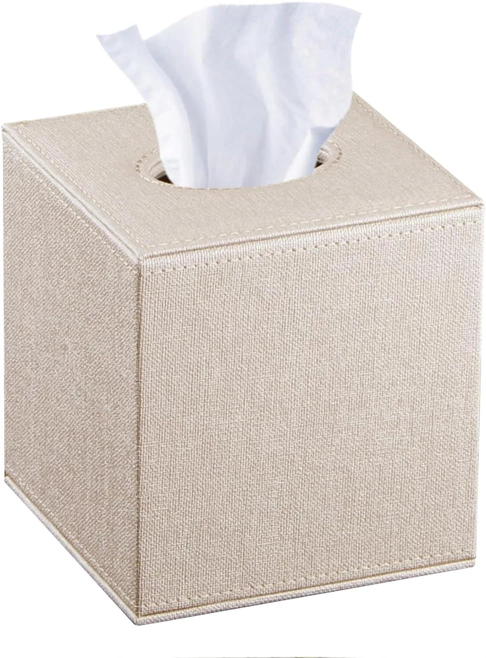 Leather Square Tissue Box Cover,Cut Tissues Cube Box Holder,Modern Facial Paper | eBay