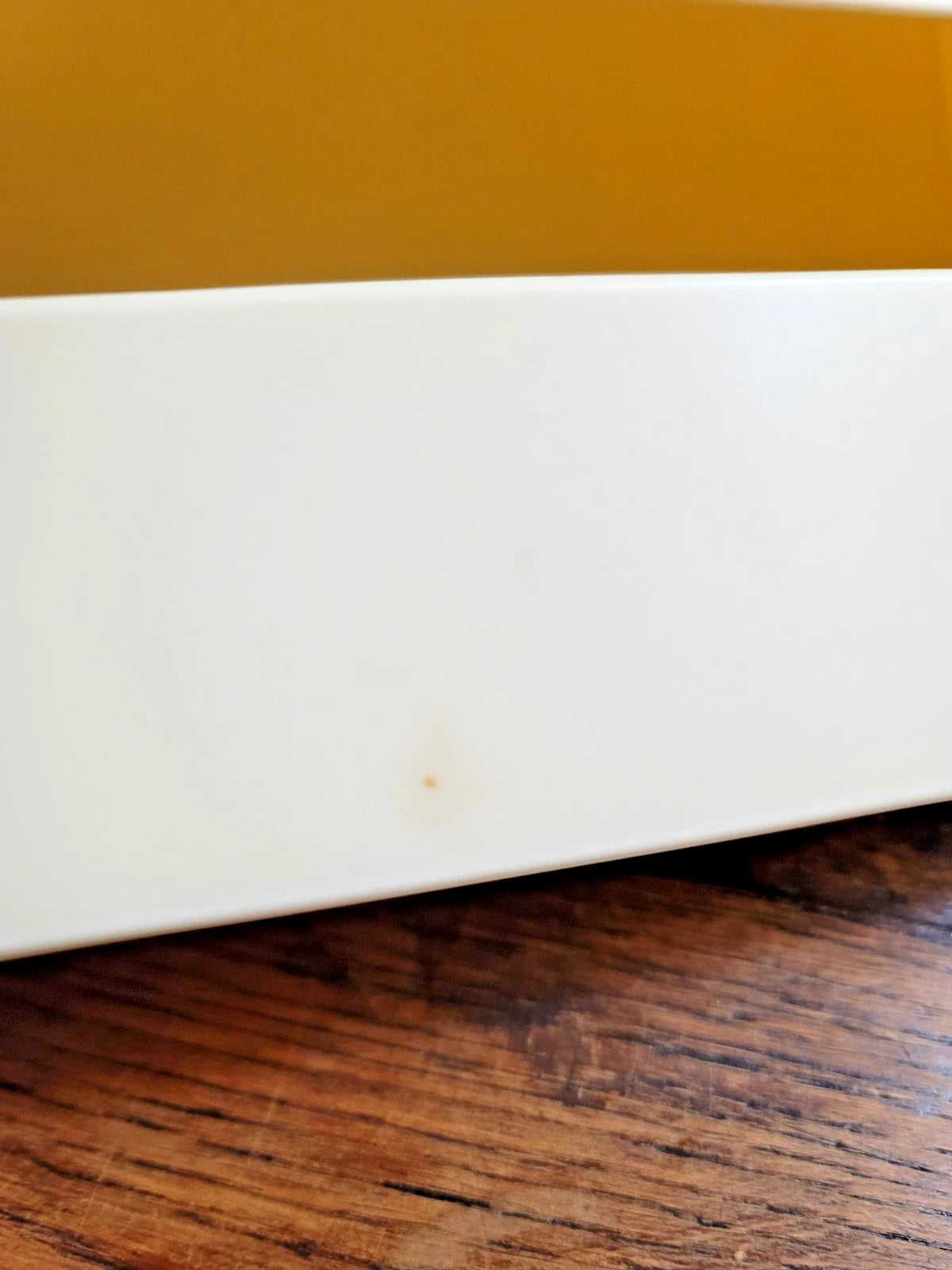 Vintage Retro 60's Amesware Tissue Box Holder w/Lid Solid Yellow Plastic | eBay