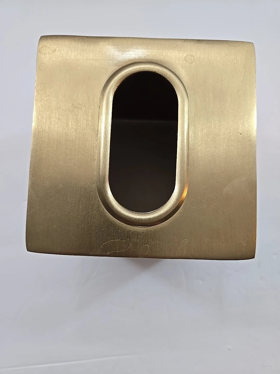 Brass Metal Textured Floral Square Tissue Box Cover 6"x5"x5" | eBay