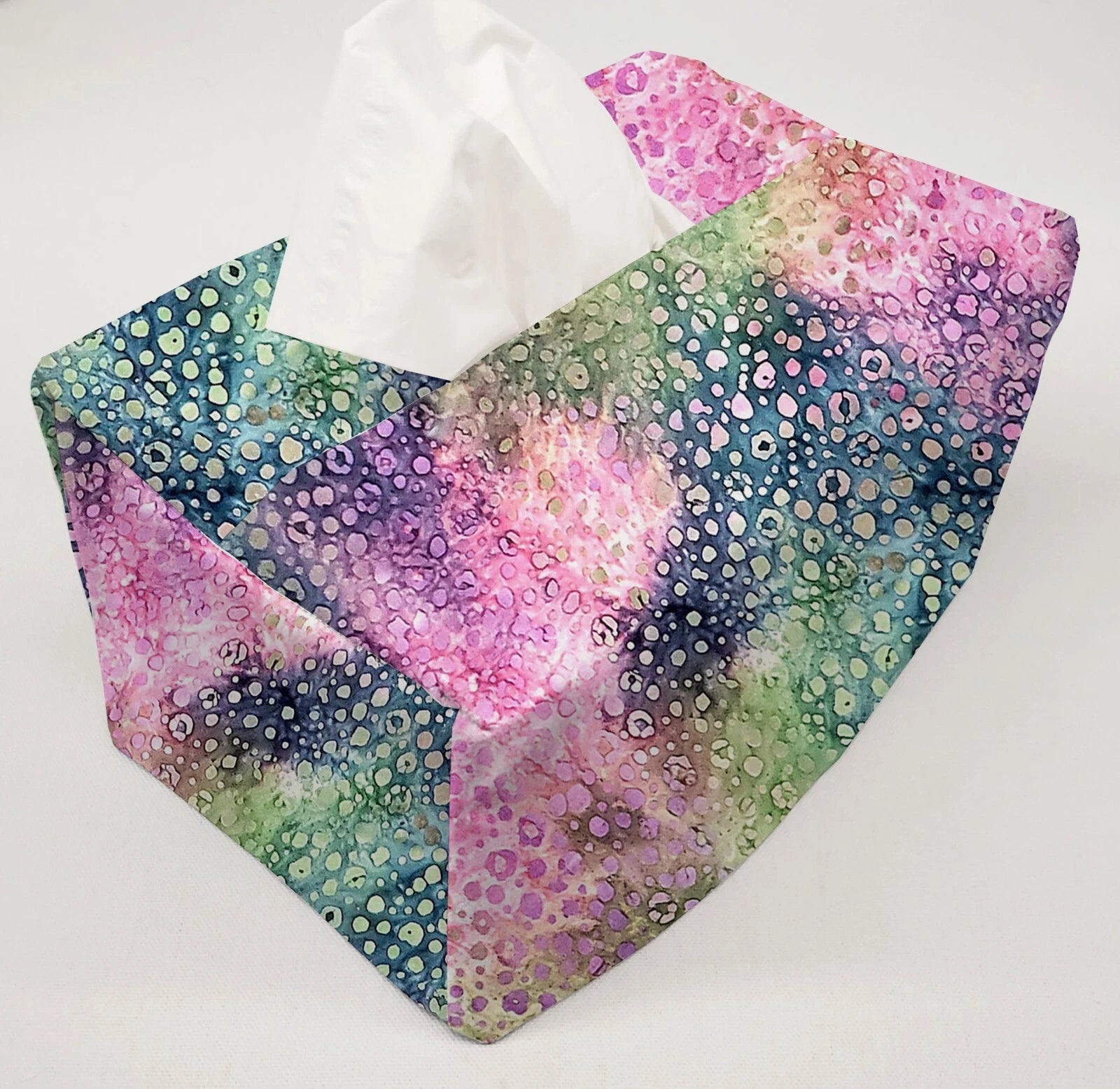 Batik Tie Dye Tissue Box Cover | eBay