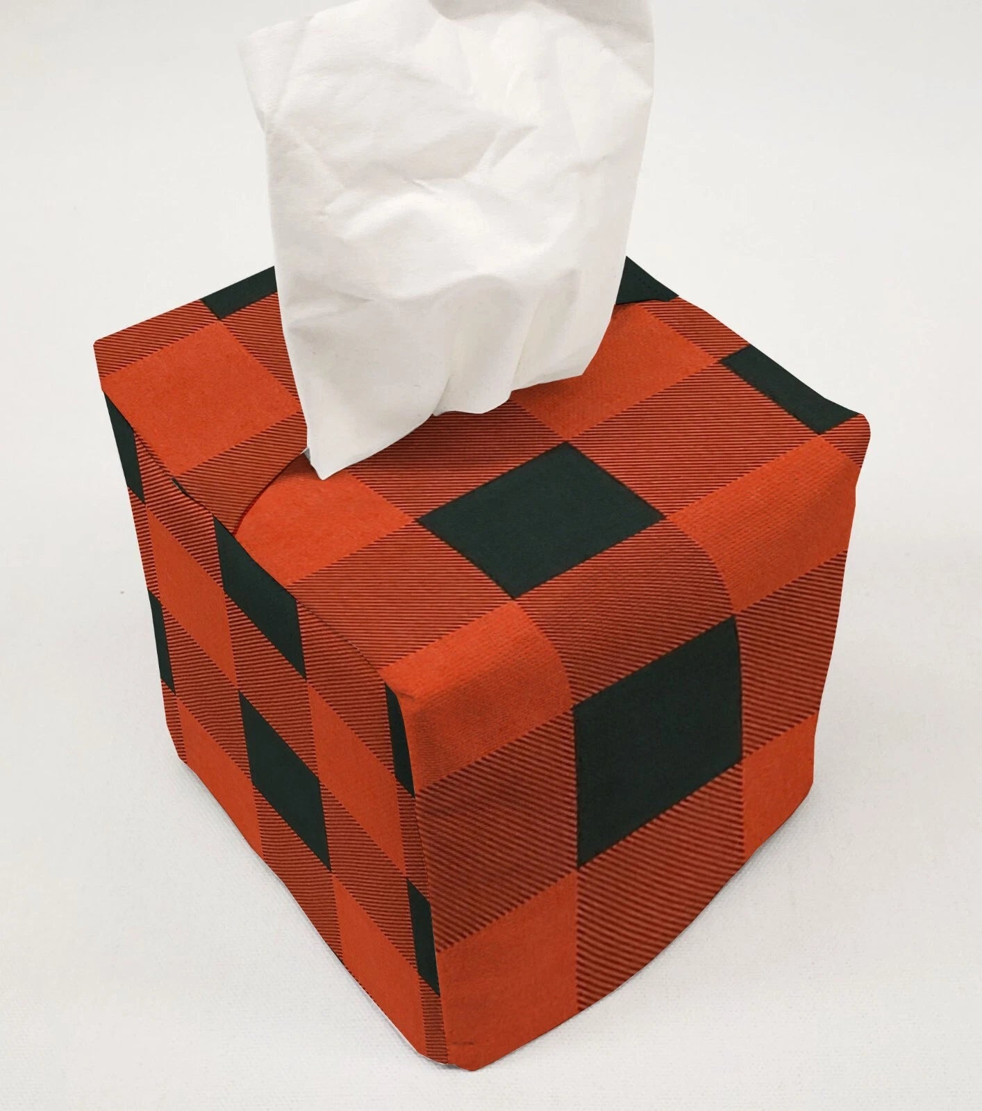 Buffalo Check Plaid Tissue Box Cover (6 Colors Available) | eBay