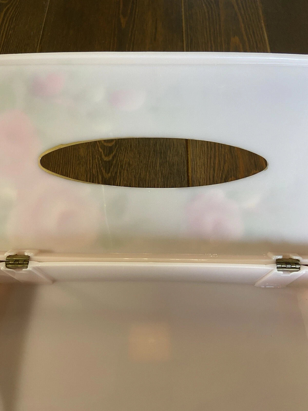 Vintage Mitchell Gould MCM Tissue Kleenex Box Cover Pink Painted Roses ORIGINAL | eBay