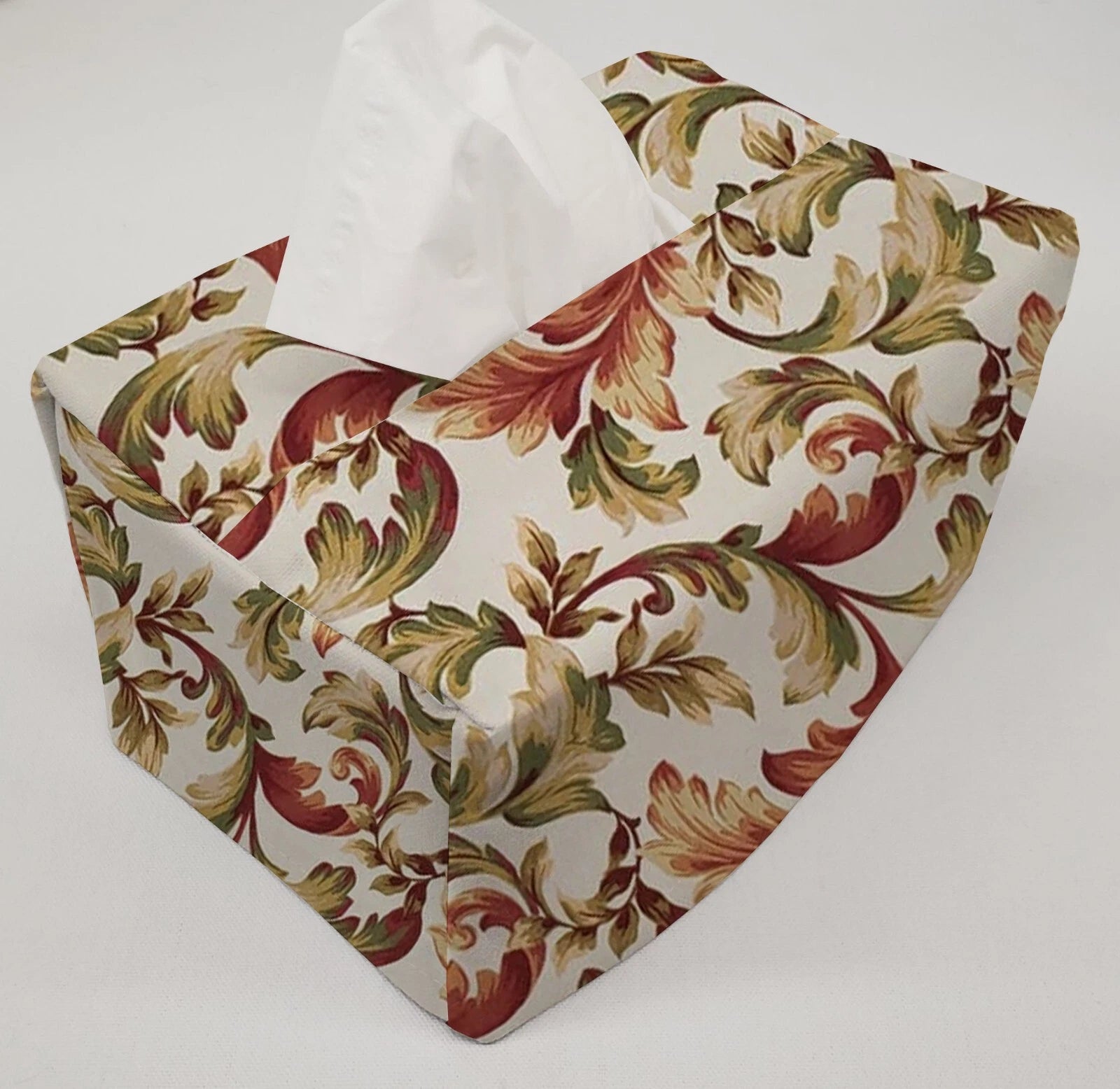 Autumn Fall Floral Leaves Tissue Box Cover | eBay