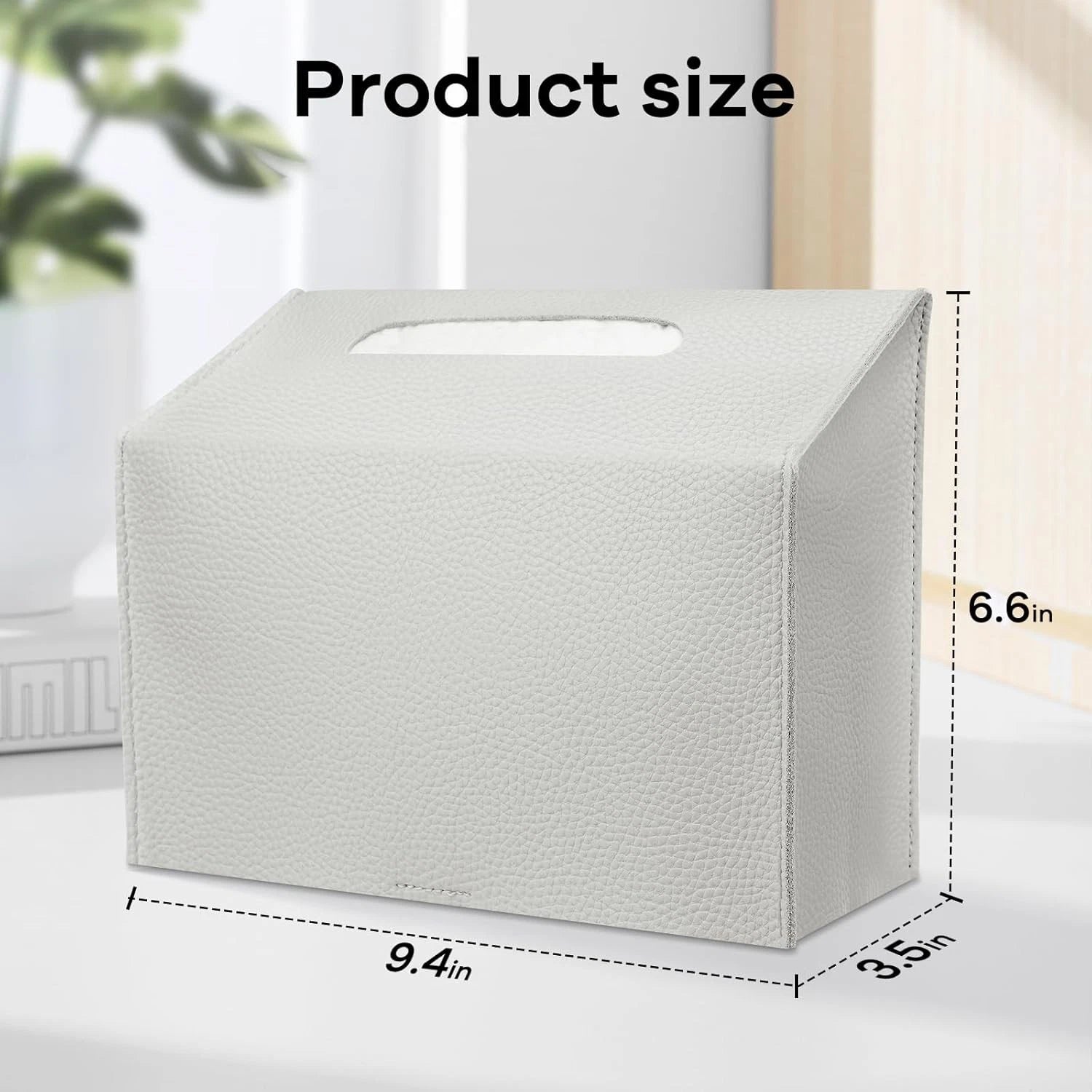 Tissue Box Cover Holder Compatible with Kleenex Disposable Paper Cream-1 Pack | eBay