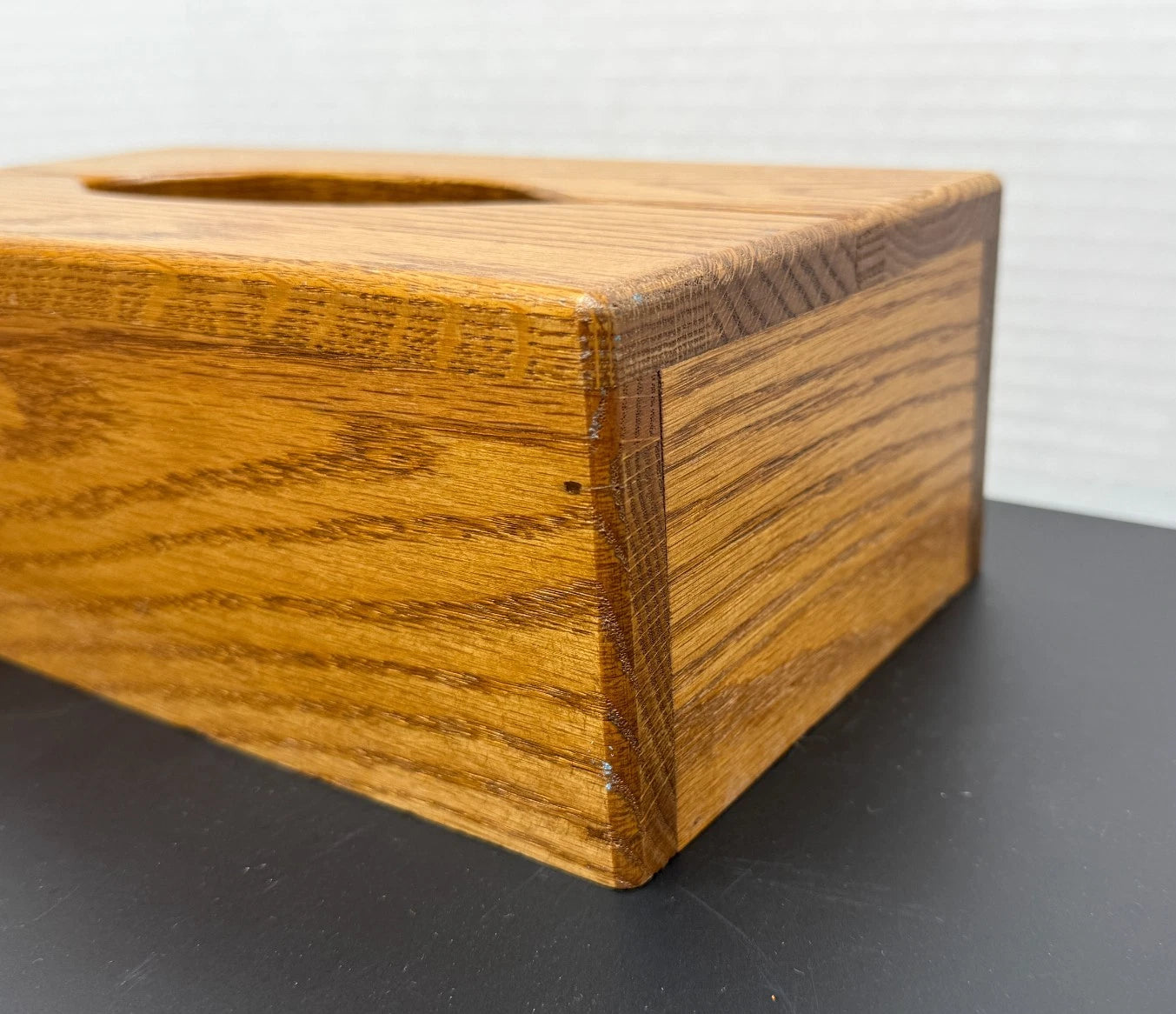 Oak Wood Tissue Box Cover Handcrafted | eBay