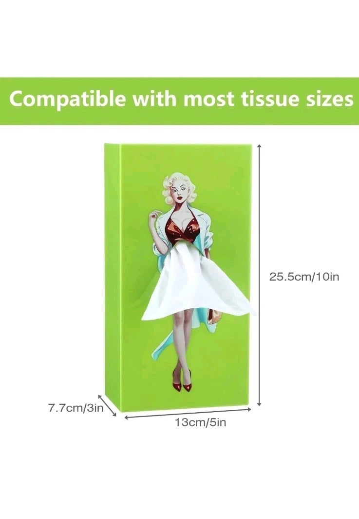 Women's Skirt Creative Tissue Box W/ Adjustable Height And Detachable Back | eBay