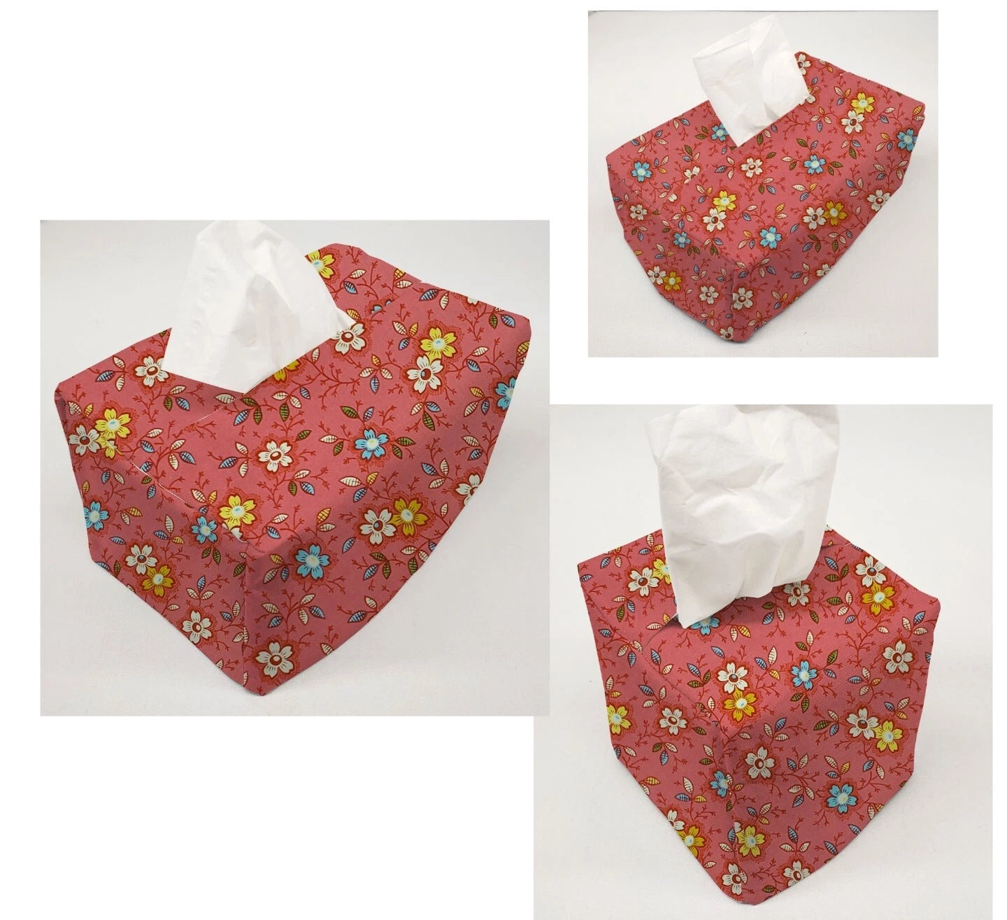 Spring Flowers Tissue Box Cover (4 Colors Available) | eBay