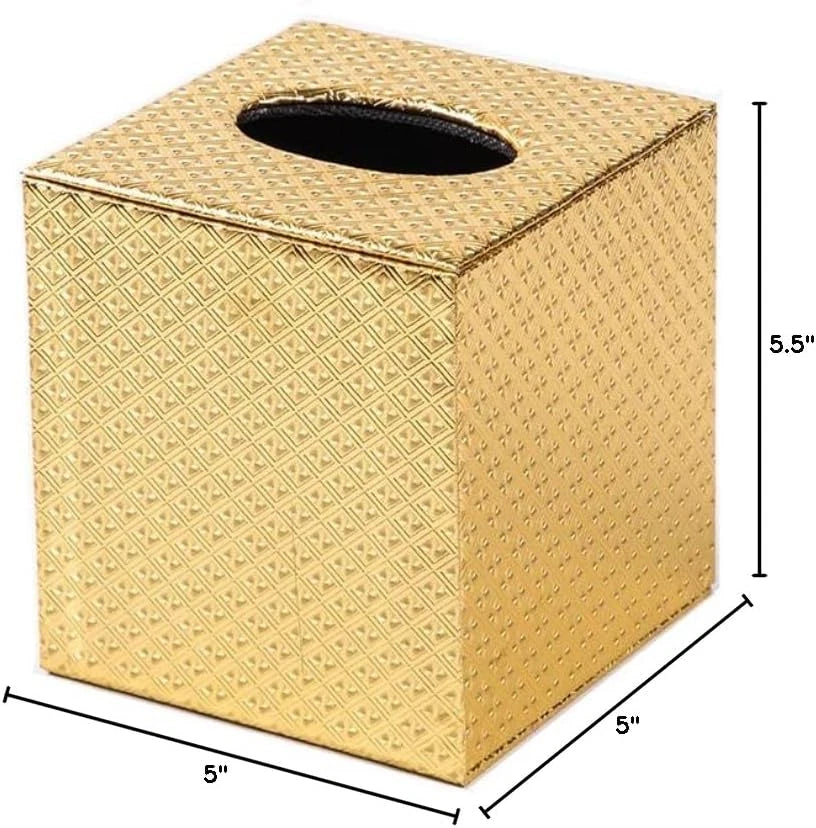 Gold Tissue Box Cover Tissue Box Cover Square Gold Tissue Holders Tissue Holder | eBay
