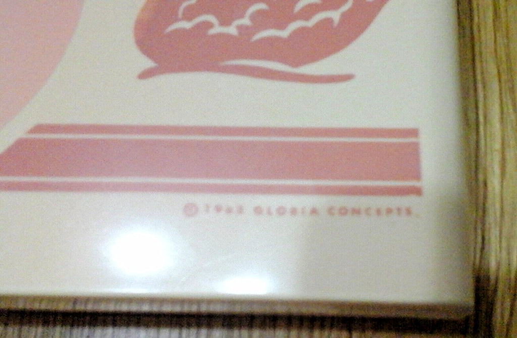 Vintage Tissue Holder- Peach/Pink Swans-Gloria Concepts 1983 - Gloria Vanderbilt | eBay
