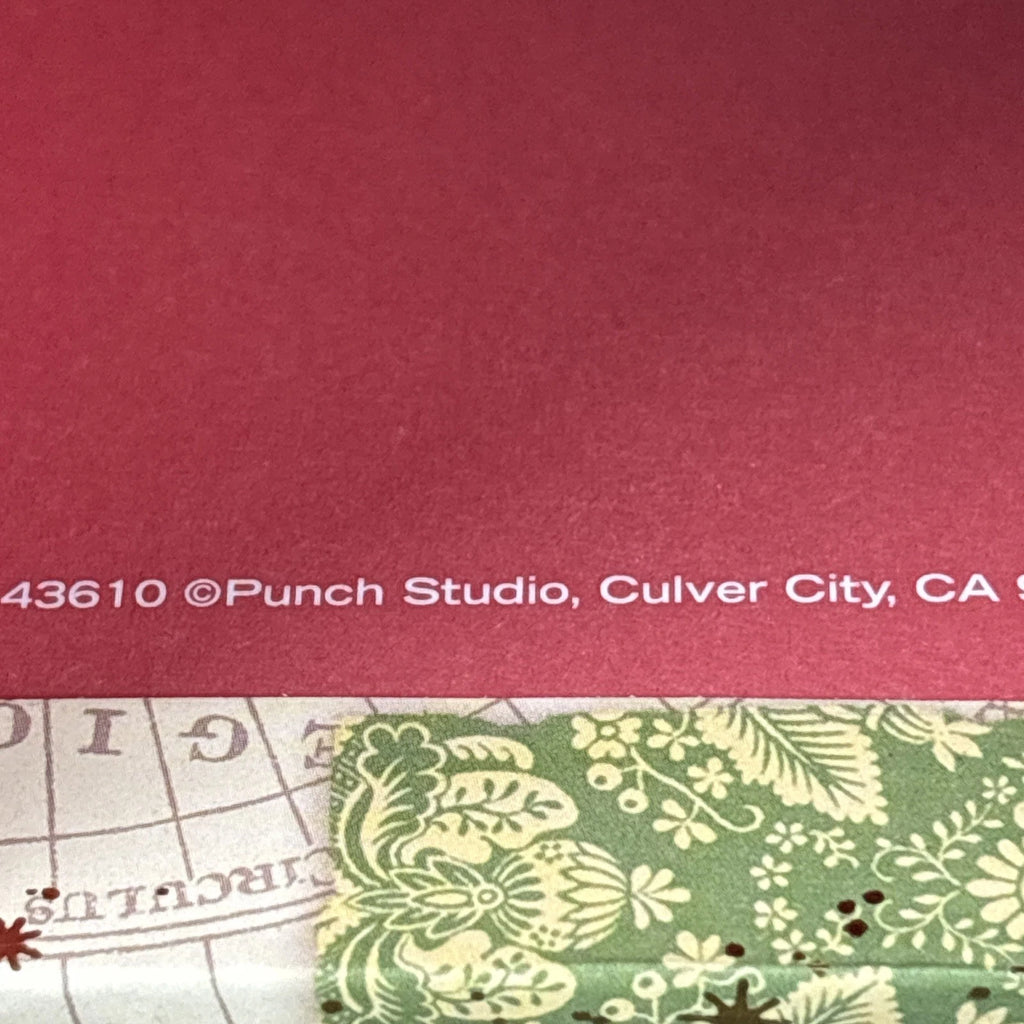 Punch Studio Christmas Tissue Box Cover Square Old World Santa Victorian Tree | eBay