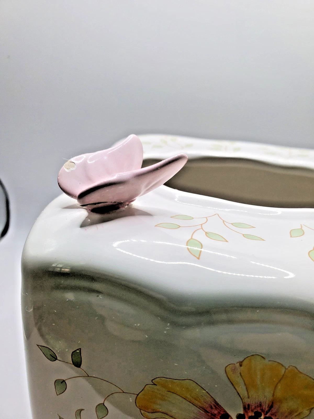 Lenox Butterfly Meadow Tissue Box Cover RETIRED - REPAIRED - SEE PICTURES | eBay