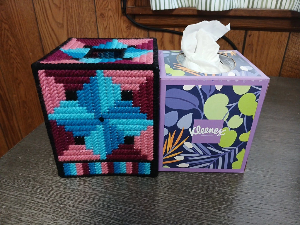 County Square Tissue Box Cover, Plastic Canvas | eBay