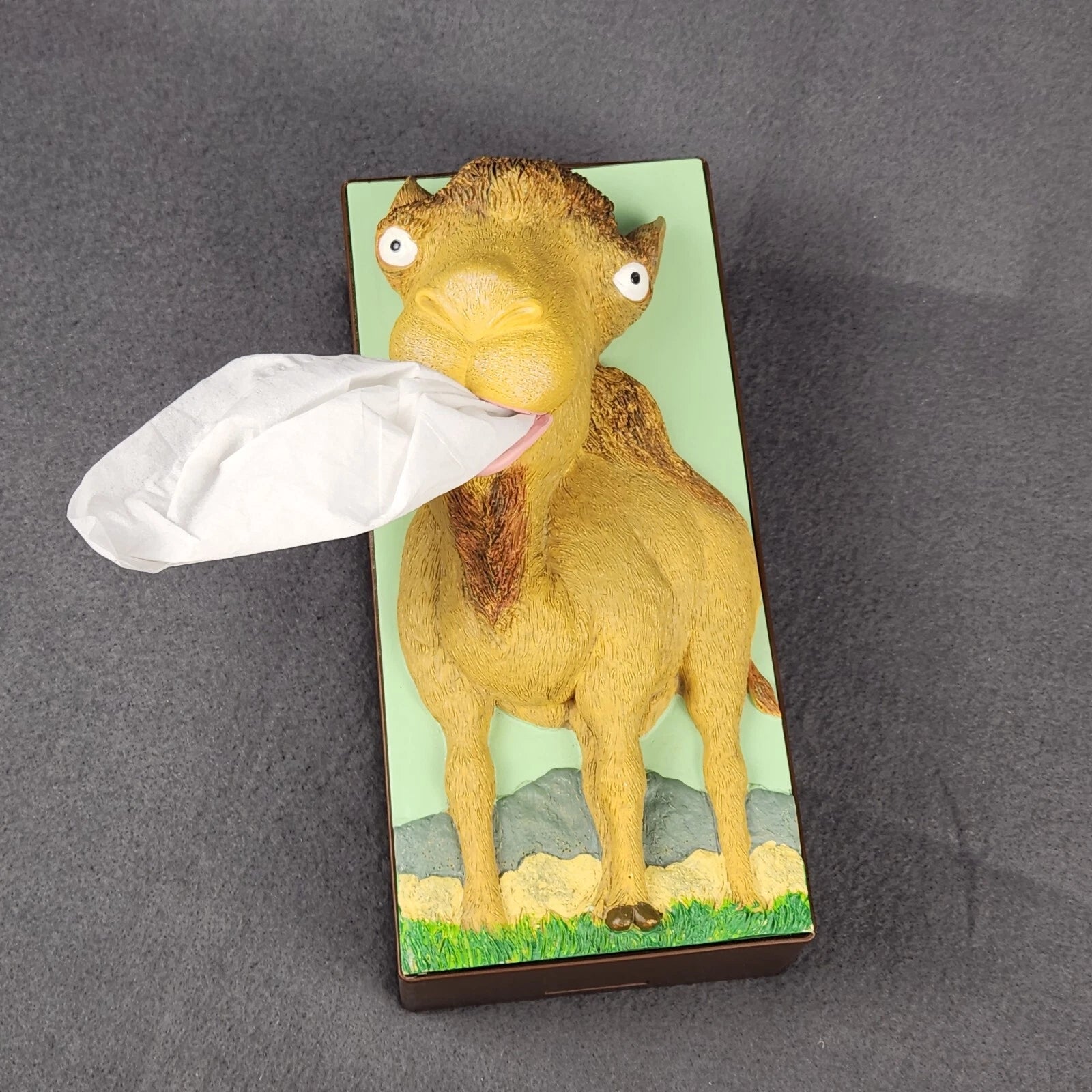 Animal Tissue Box Cover Holder Camel Sound Novelty Vintage Humor Rotary Hero | eBay