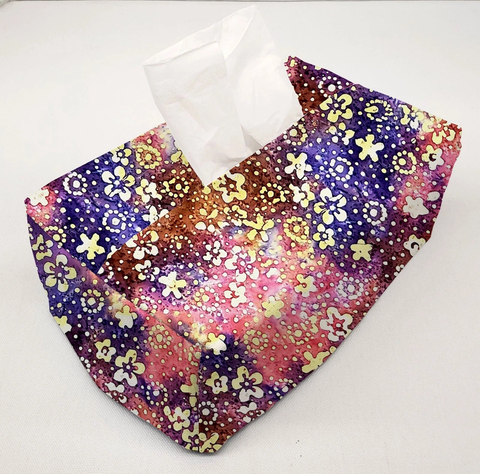Batik Tie Dye Tissue Box Cover | eBay
