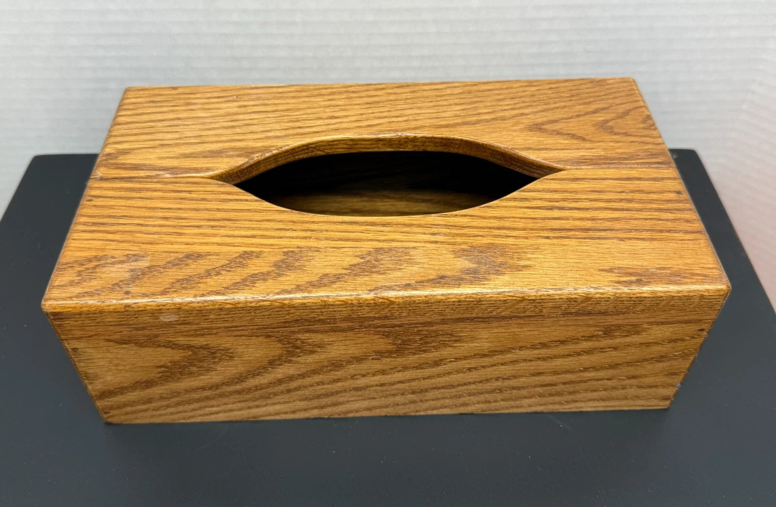 Oak Wood Tissue Box Cover Handcrafted | eBay