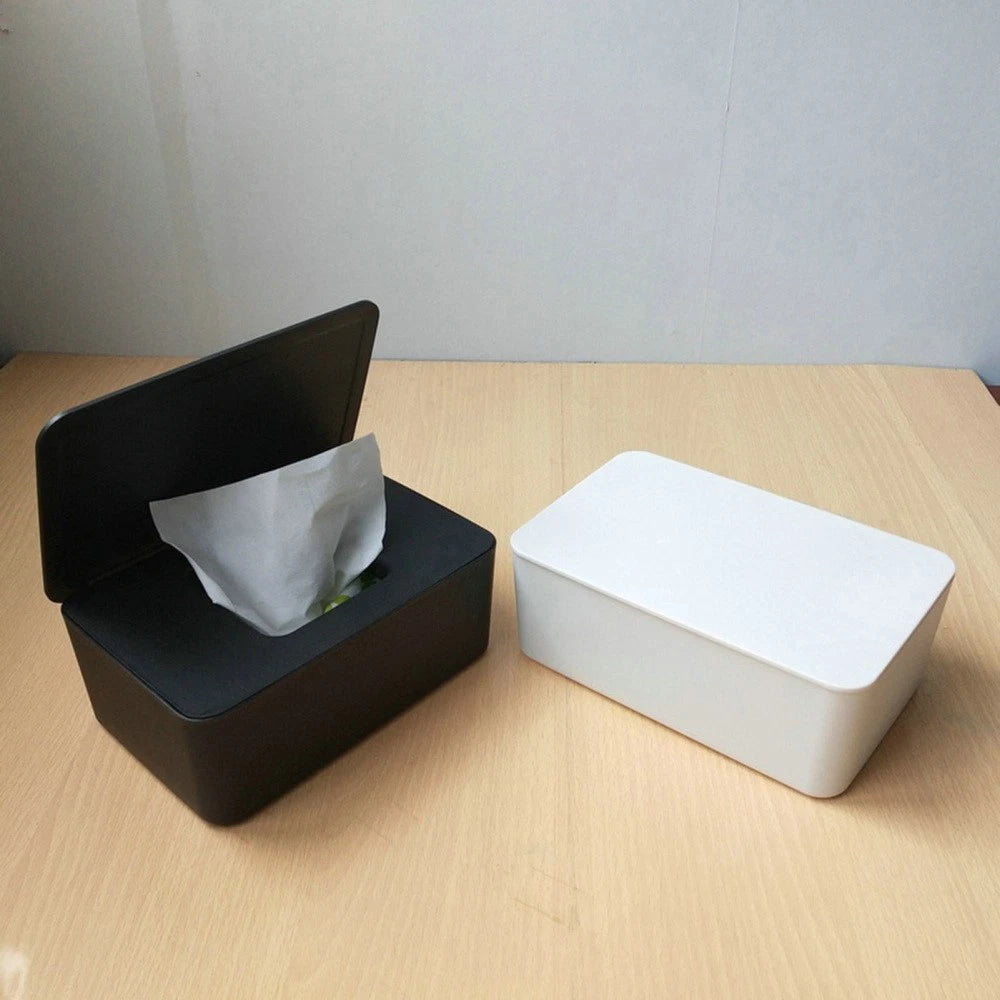 Open Cover Dry and Wet Tissue Box Space Saving Large Capacity Tissue Dispenser | eBay
