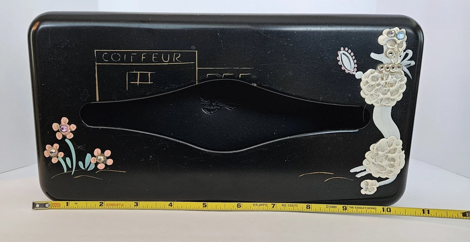 VTG Ransburg Metal 1950's Poodle French Coiffeur Tissue Box Holder. Wall/Counter | eBay