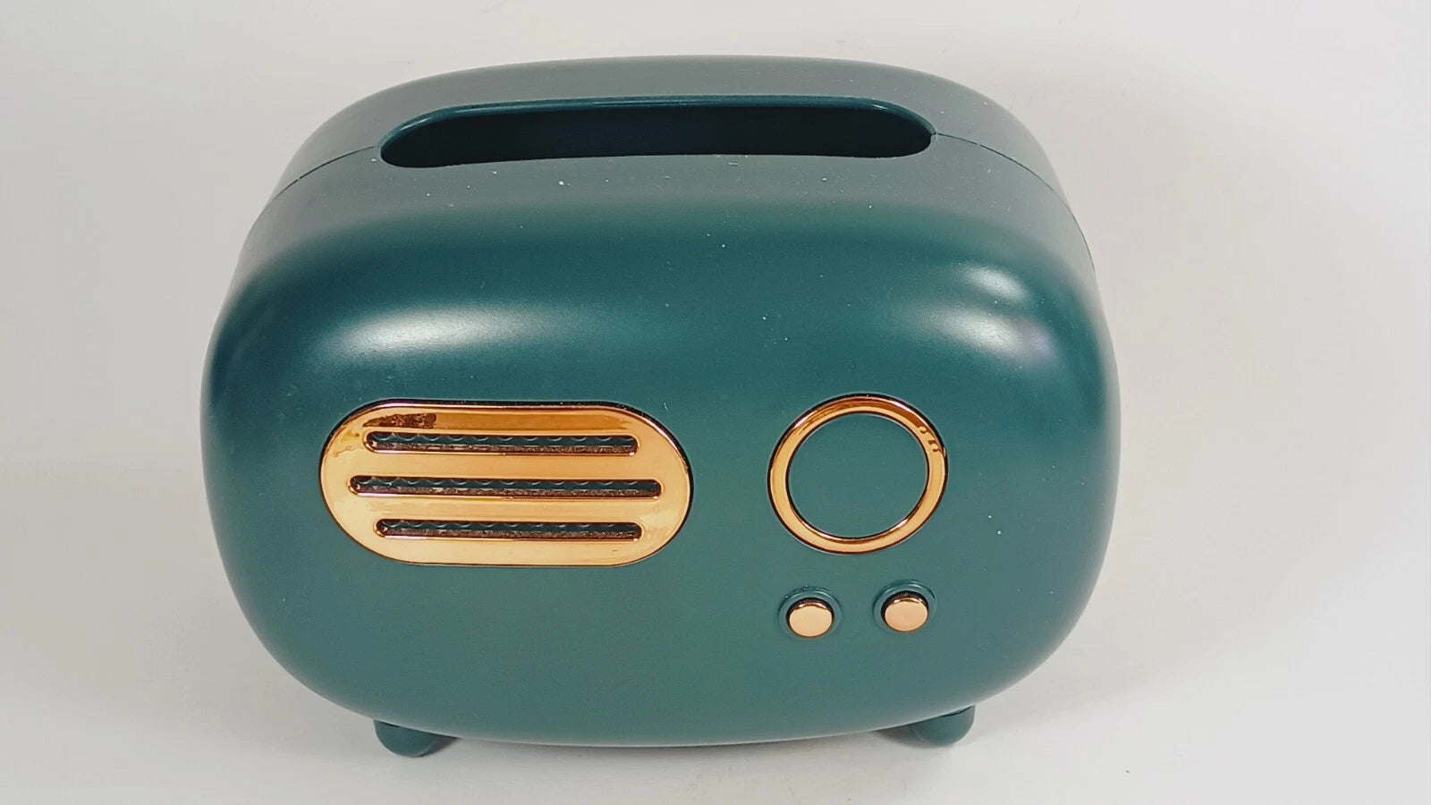 Retro Radio Facial Tissue Box Cover Napkin Holder In Hunter Green. | eBay
